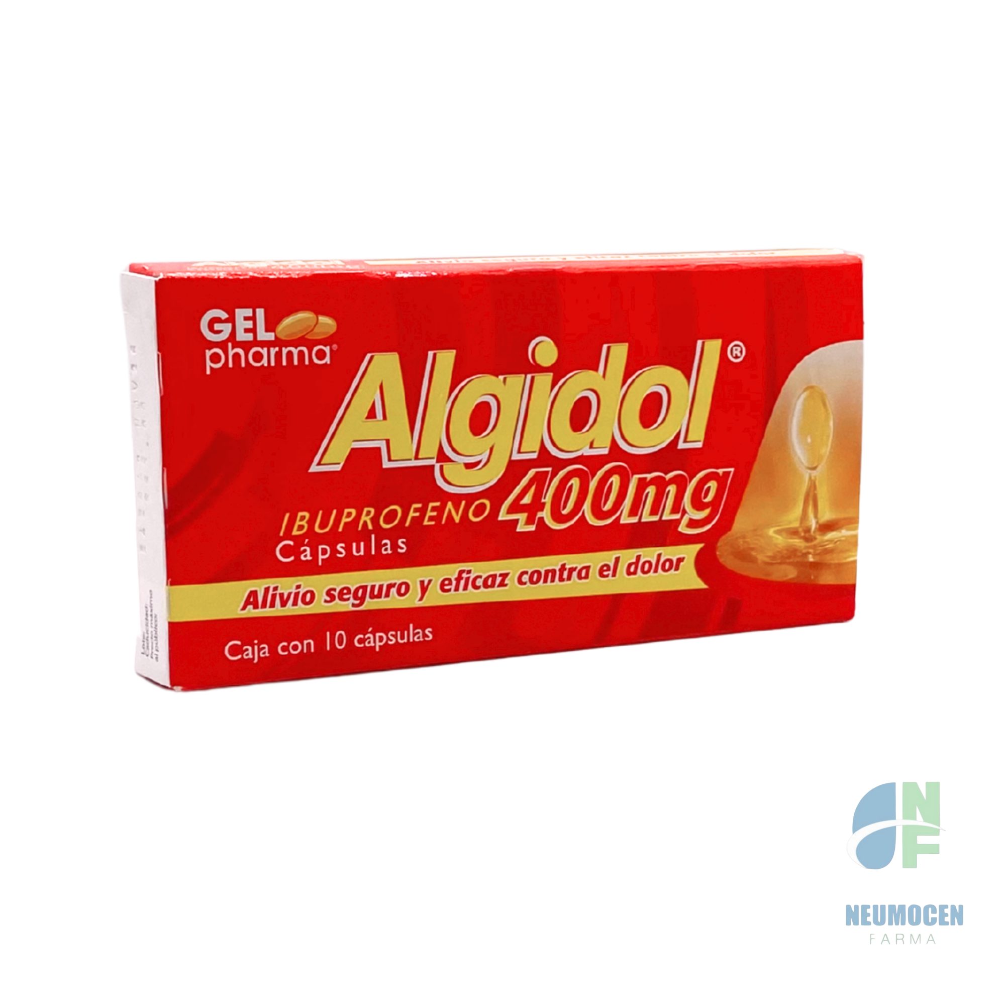 Presentación en caja con 10 cápsulas