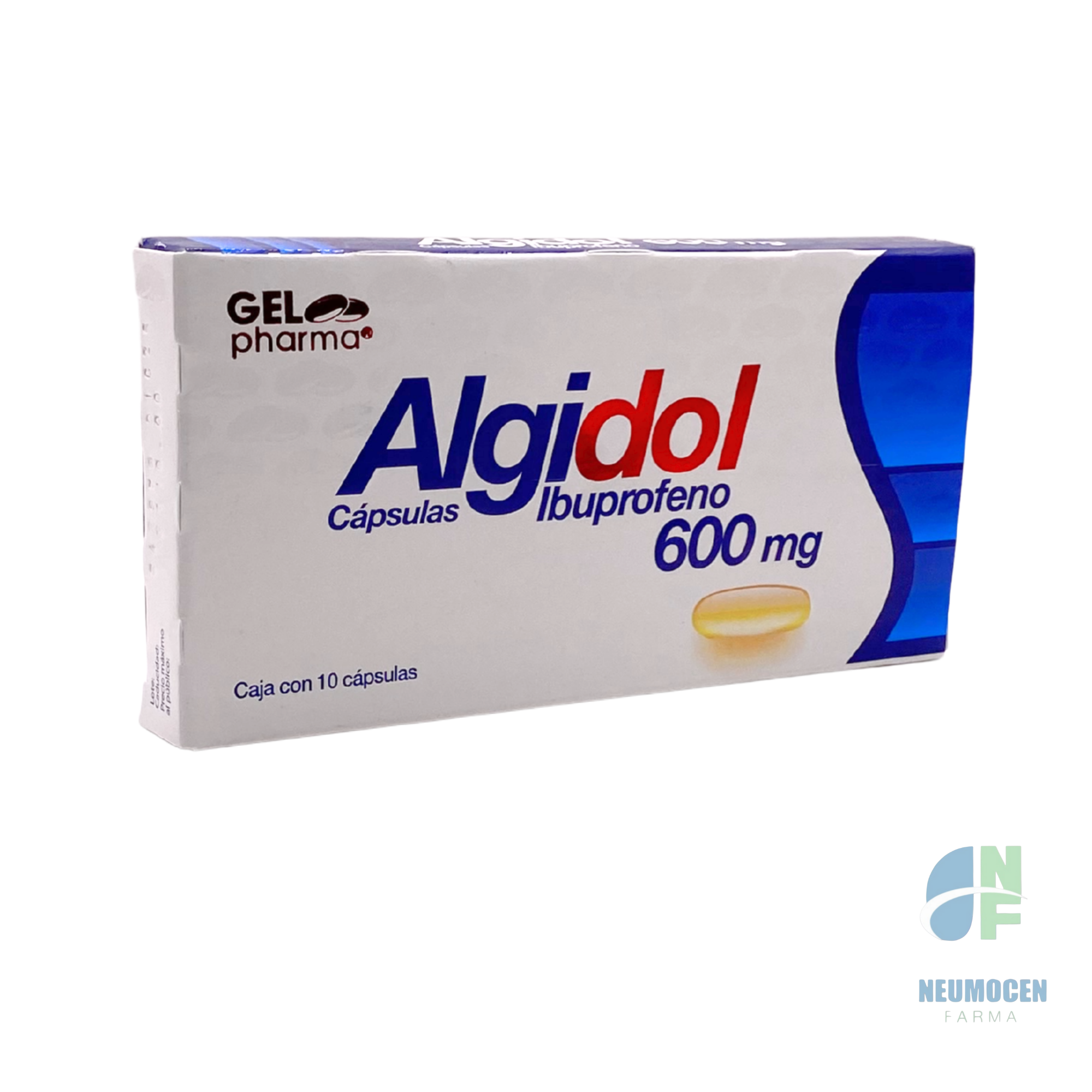 Presentación en caja con 10 cápsulas