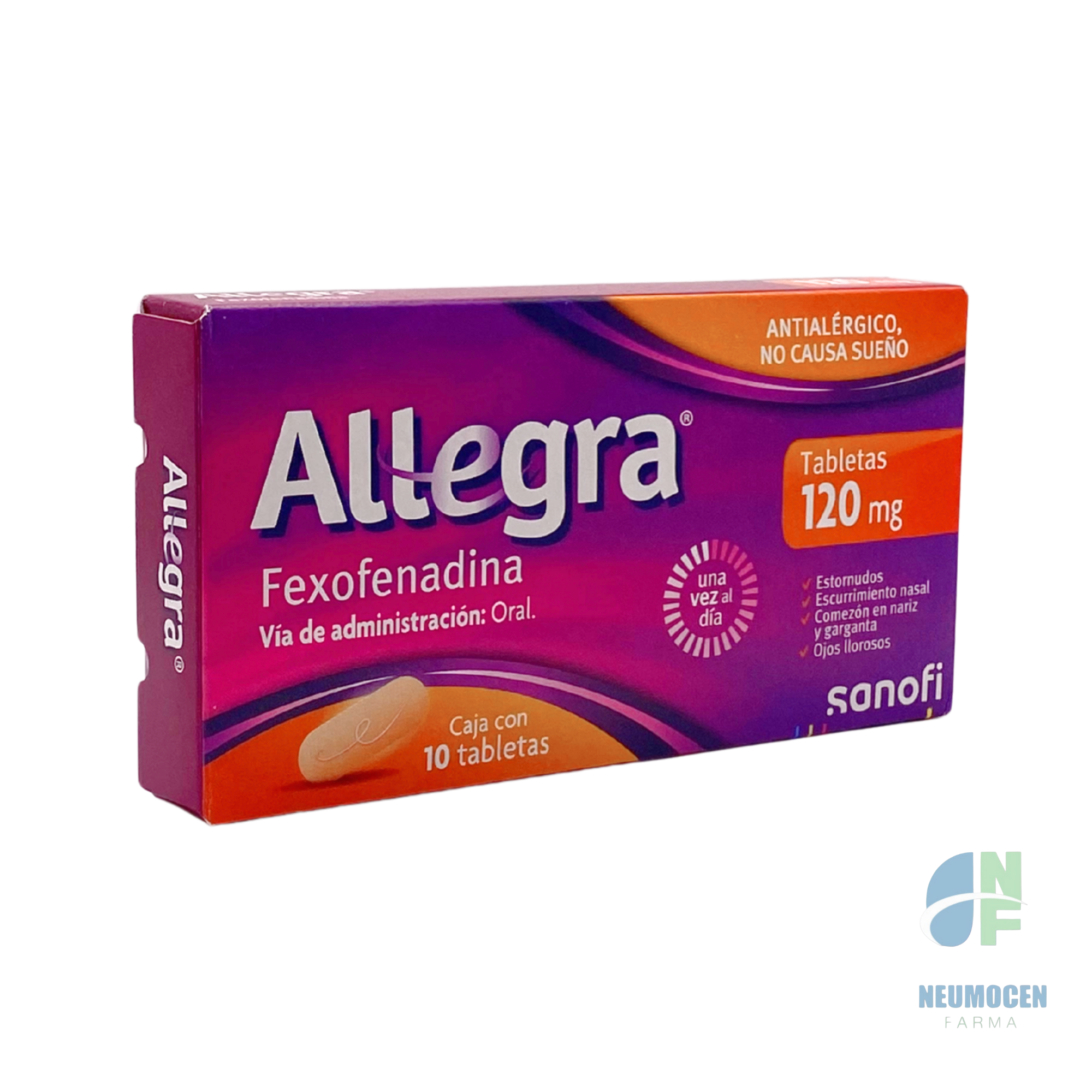 Presentación en caja con 10 tabletas