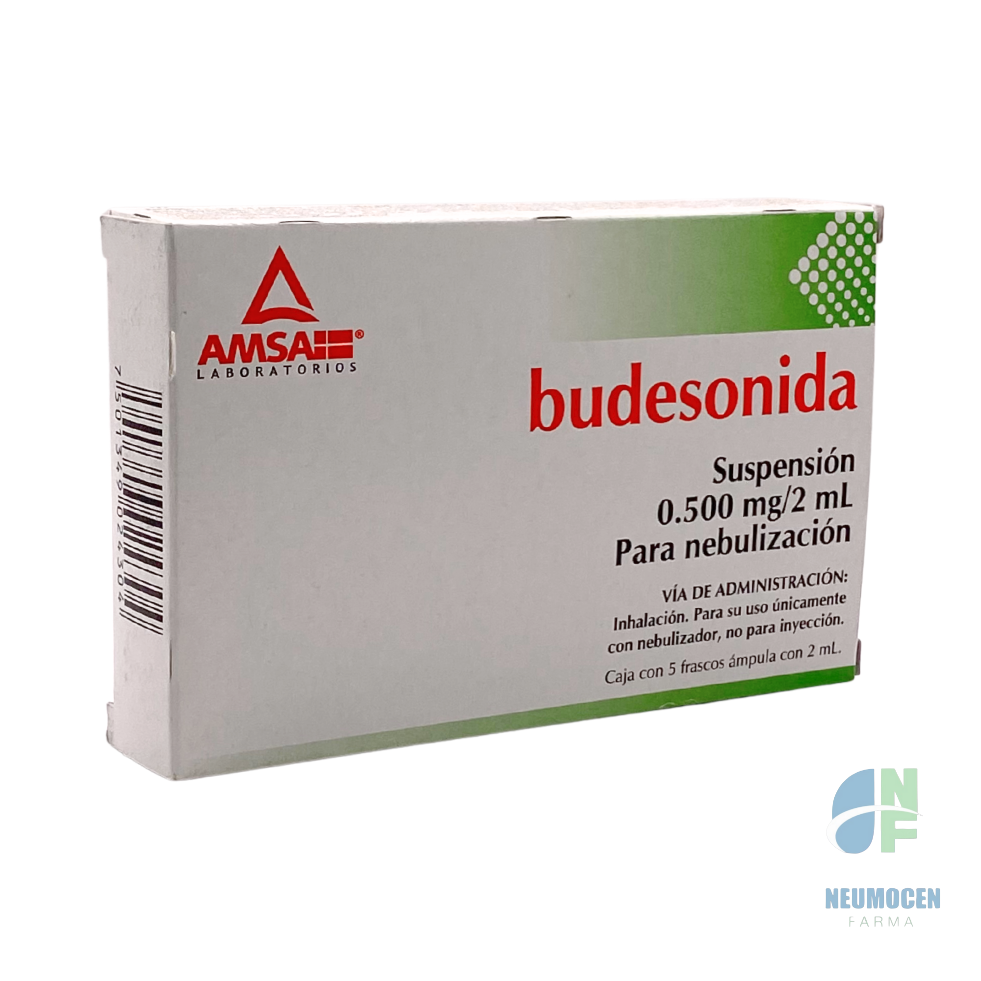 Caja con 5 frascos ámpula con 2 ml