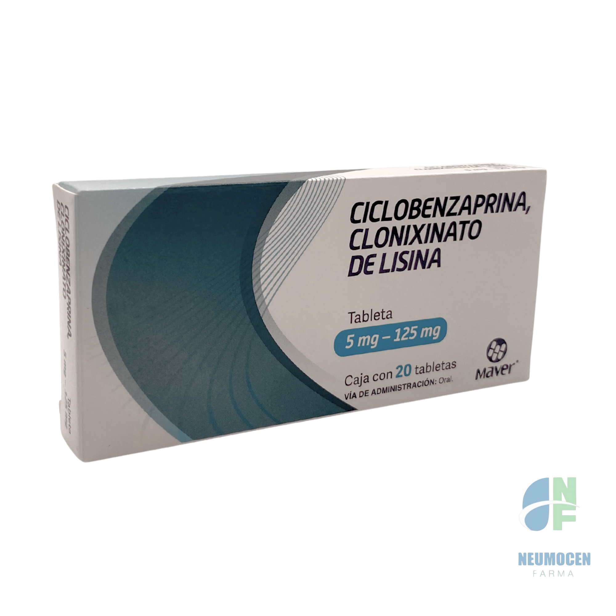 Presentación en caja con 20 tabletas