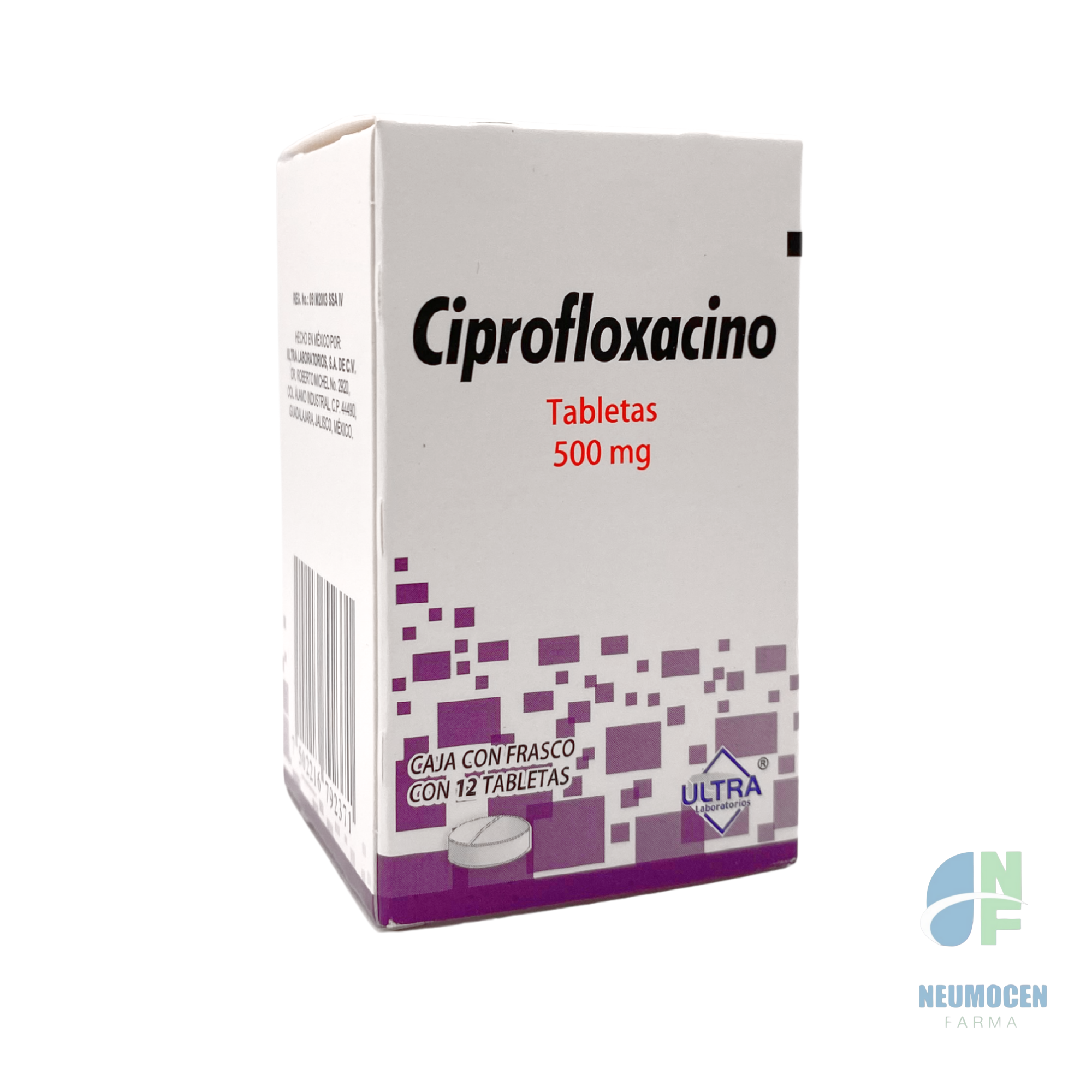 Presentación en caja con 12 tabletas