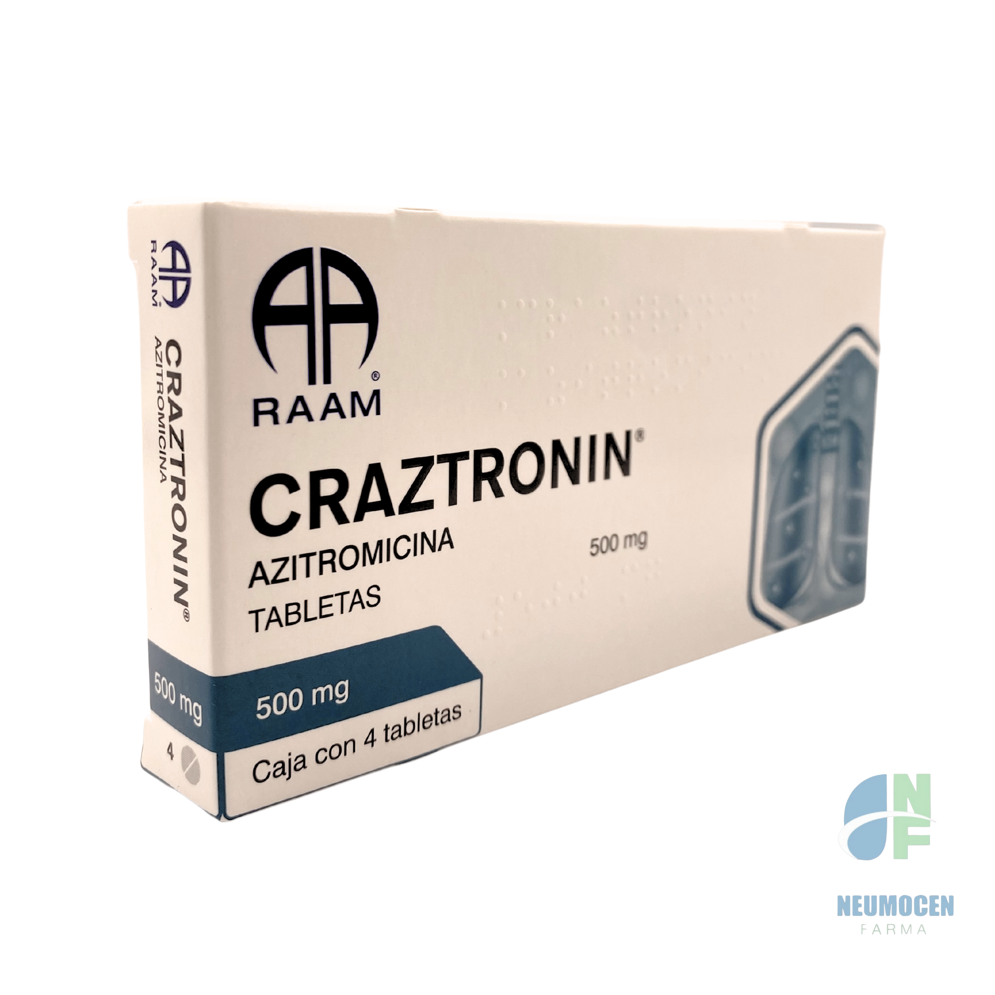 Presentación en caja con 4 tabletas