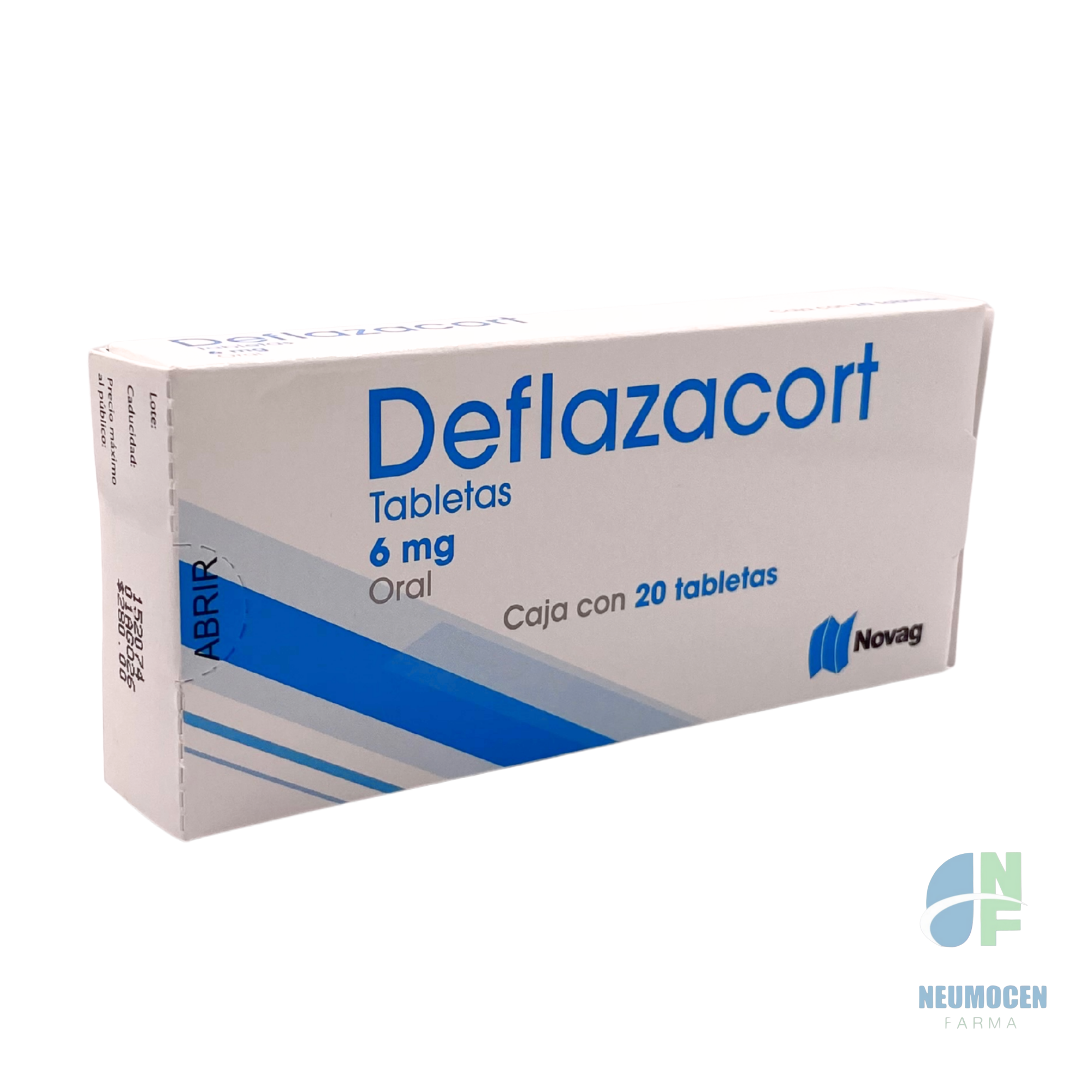 Presentación en caja con 20 tabletas