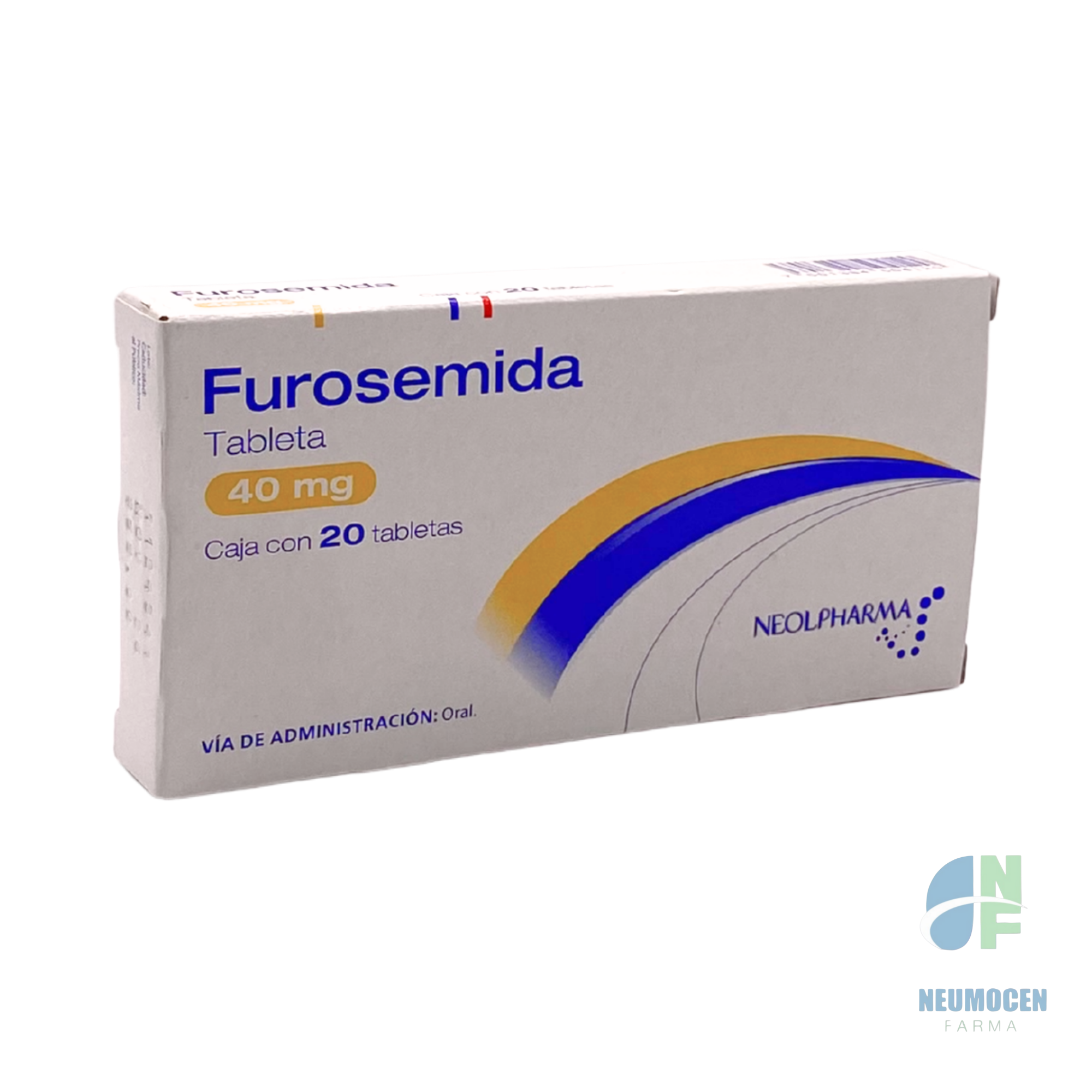 Presentación en caja con 20 tabletas