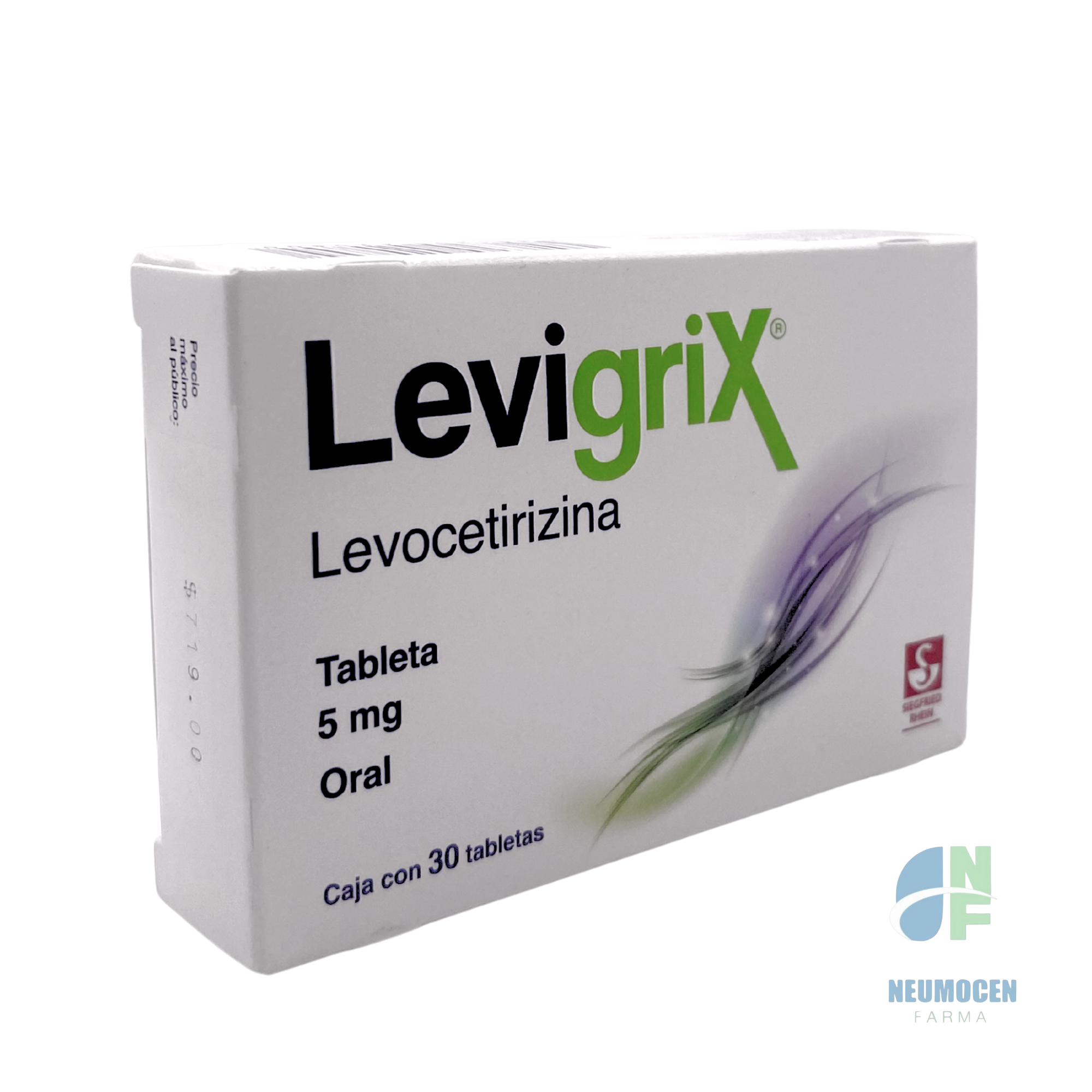 Presentación en caja con 30 tabletas