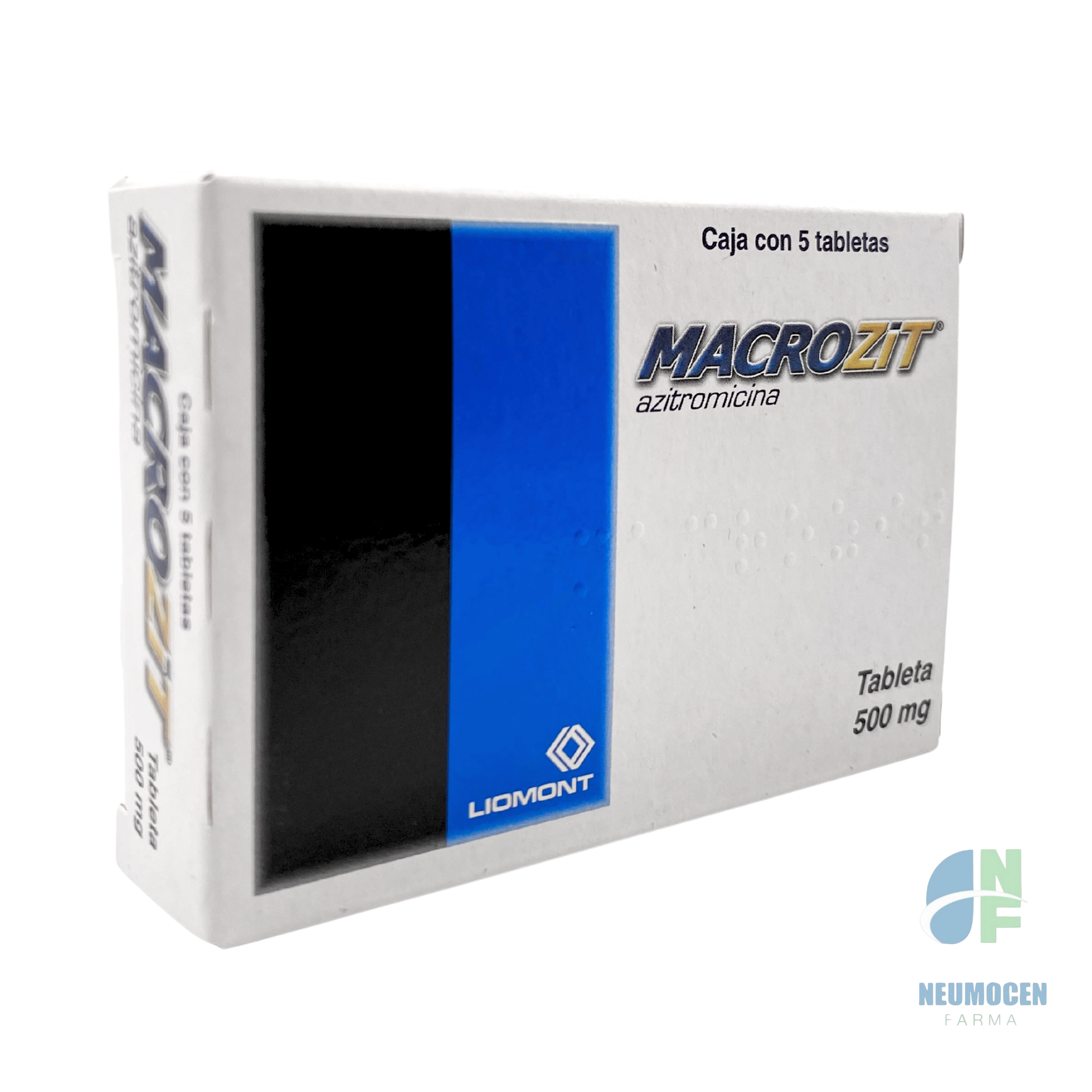 Presentación en caja con 5 tabletas