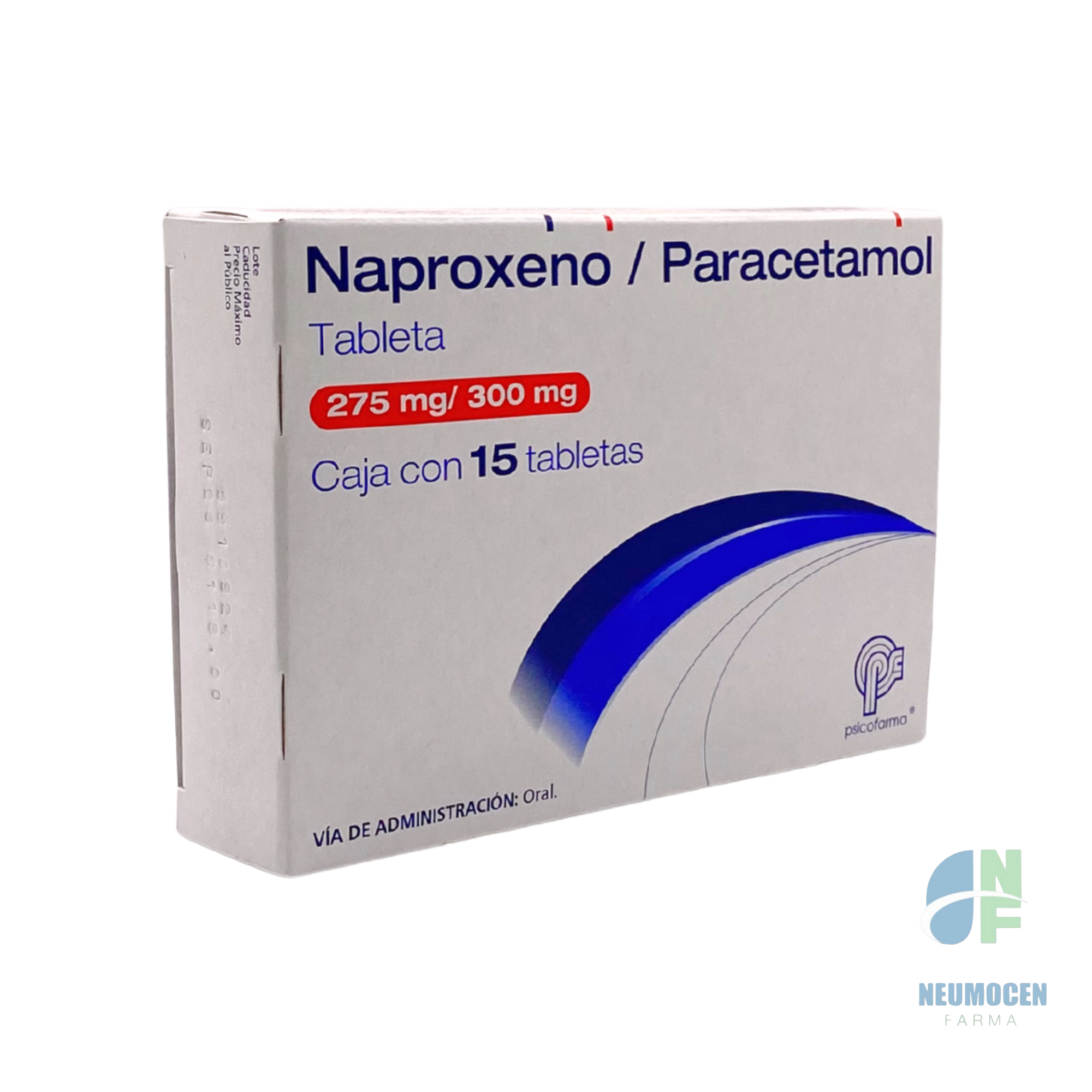 Presentación en caja con 15 tabletas
