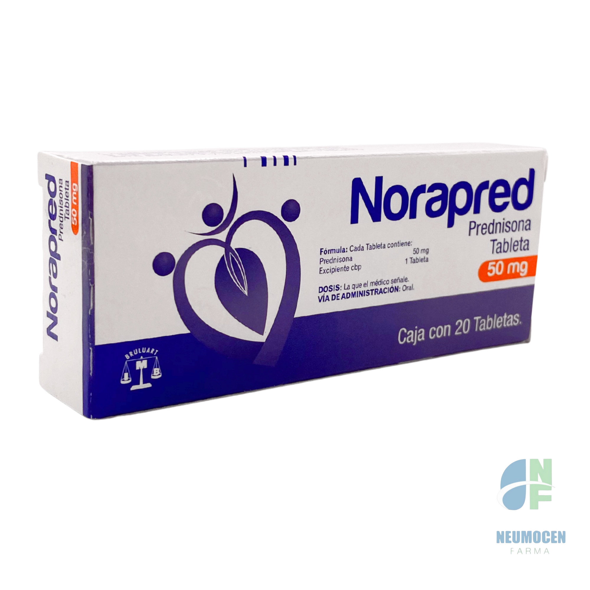 Presentación en caja con 20 tabletas