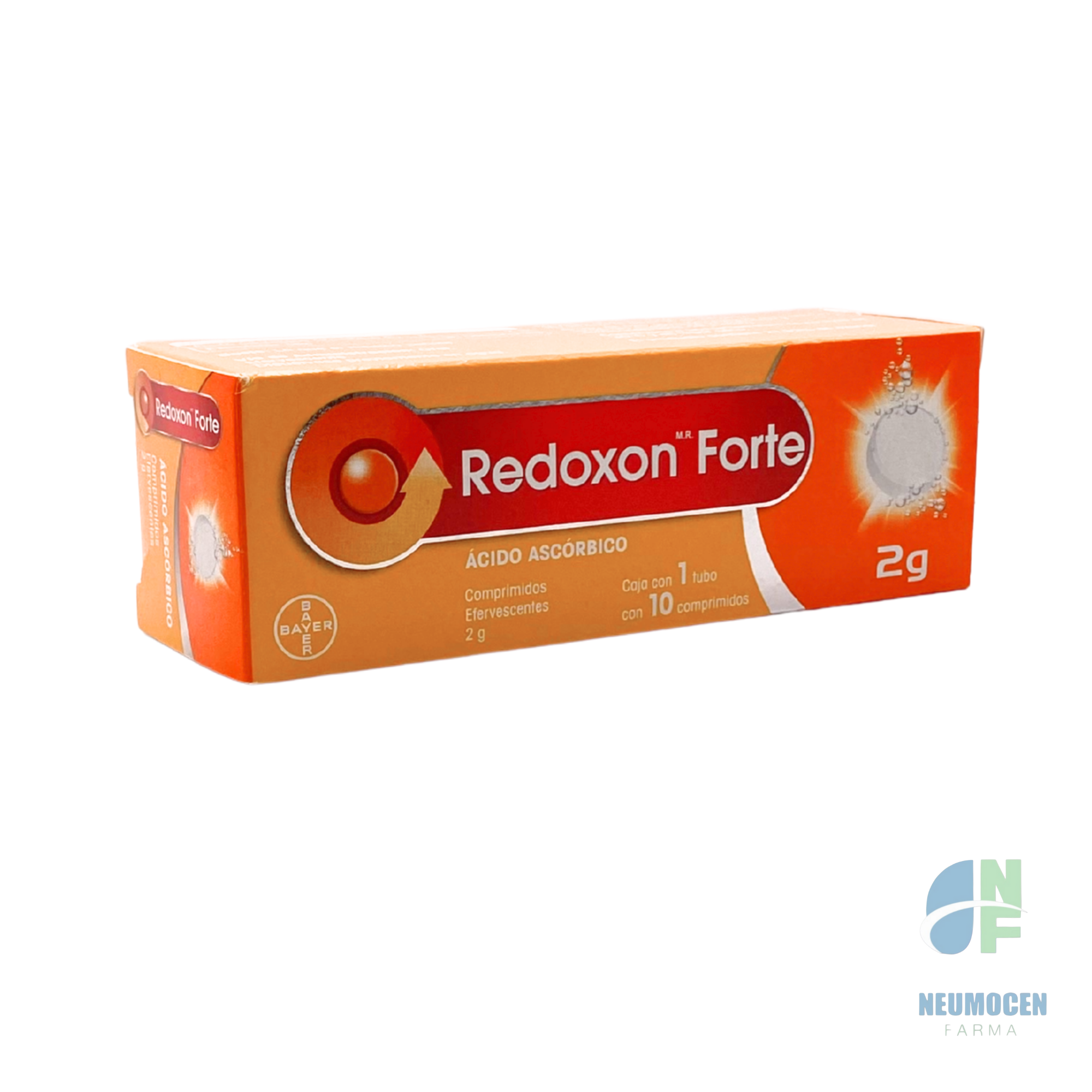 Caja con 1 tubo con 10 comprimidos