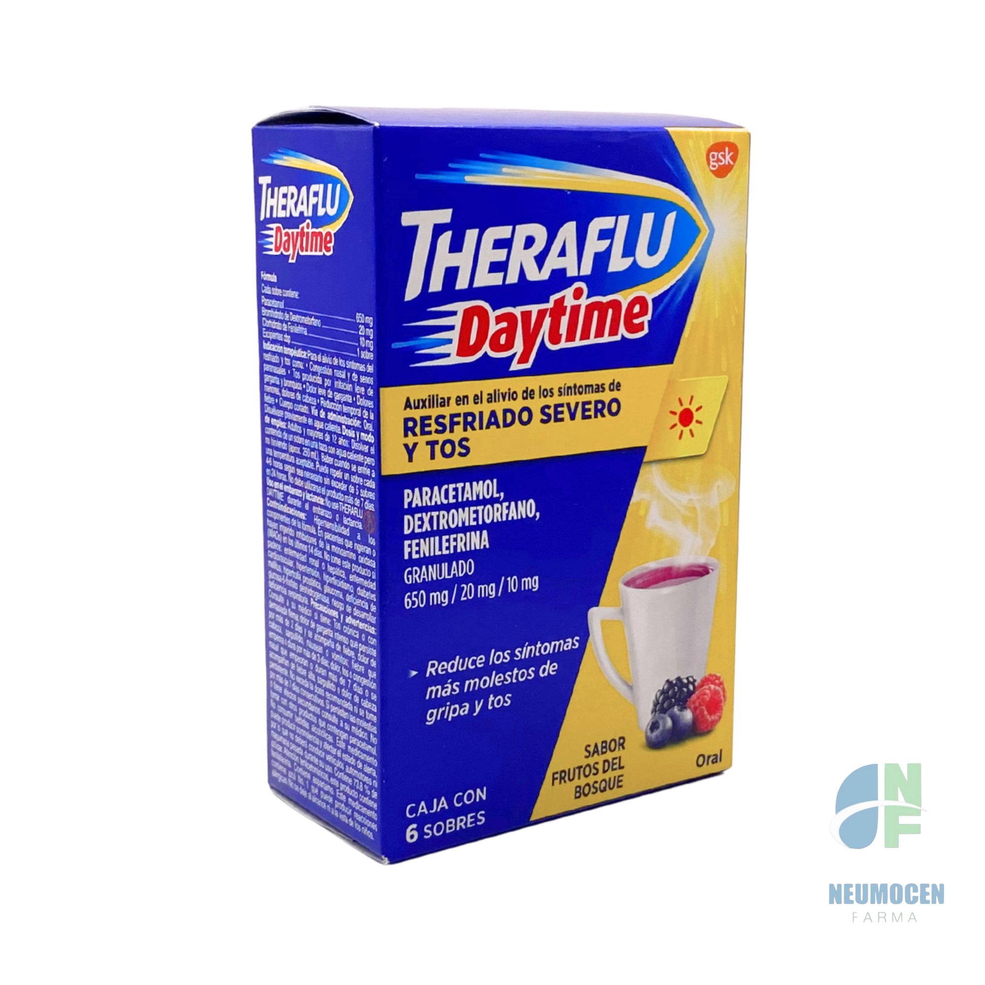 Presentación en caja con 6 sobres