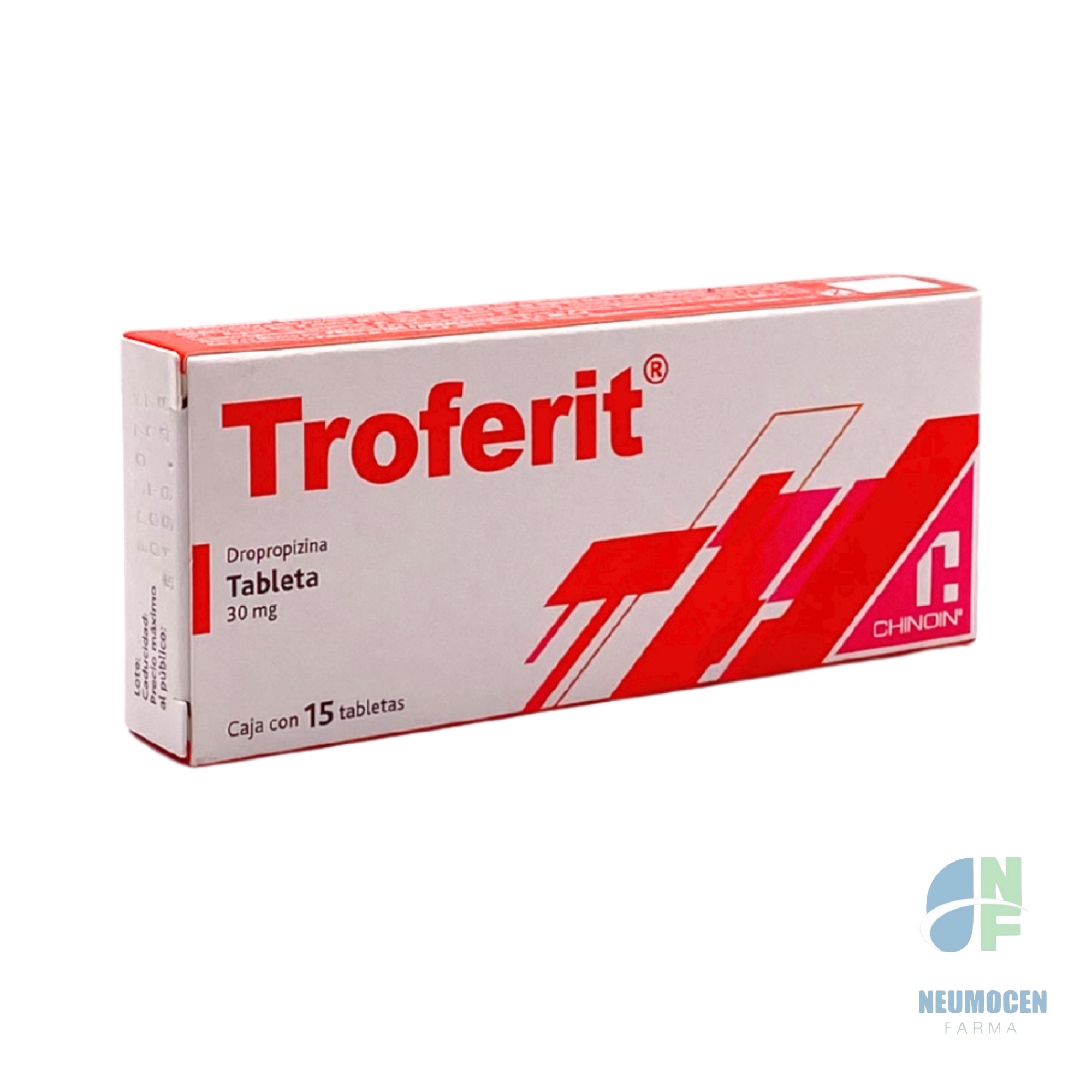 Presentación en caja con 15 tabletas