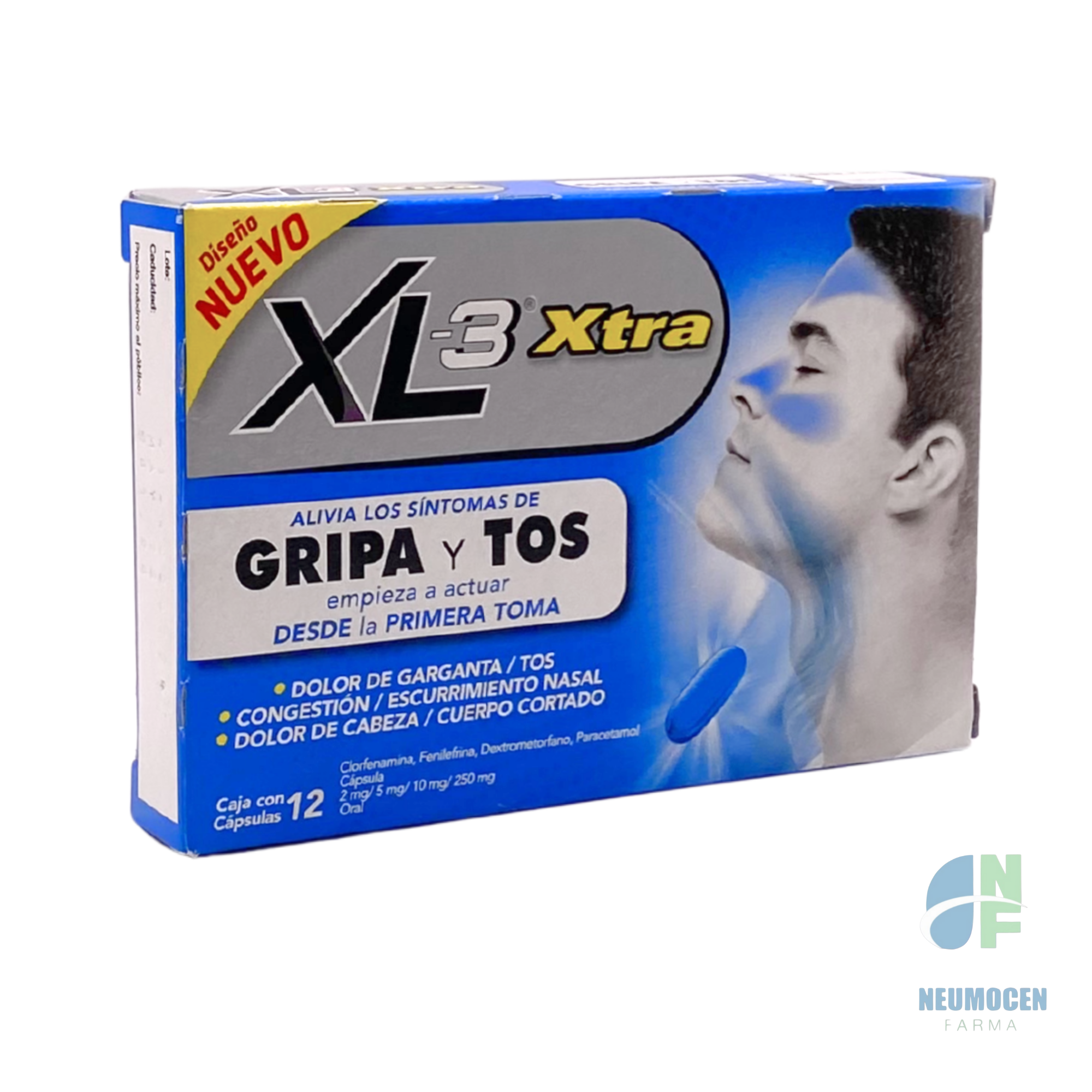 Presentación en caja con 12 cápsulas