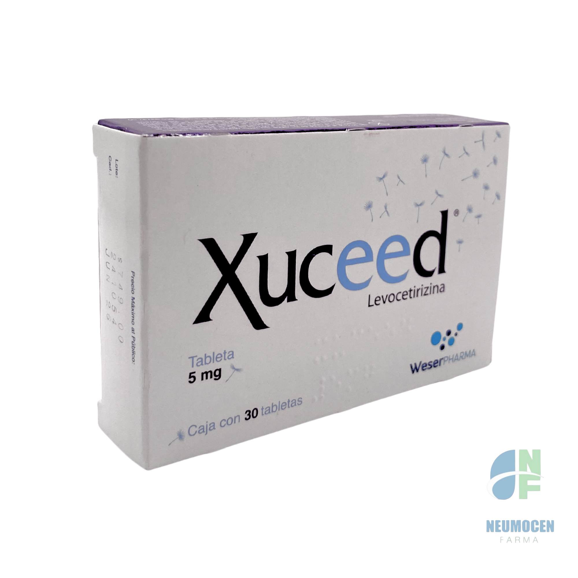 Presentación en caja con 30 tabletas