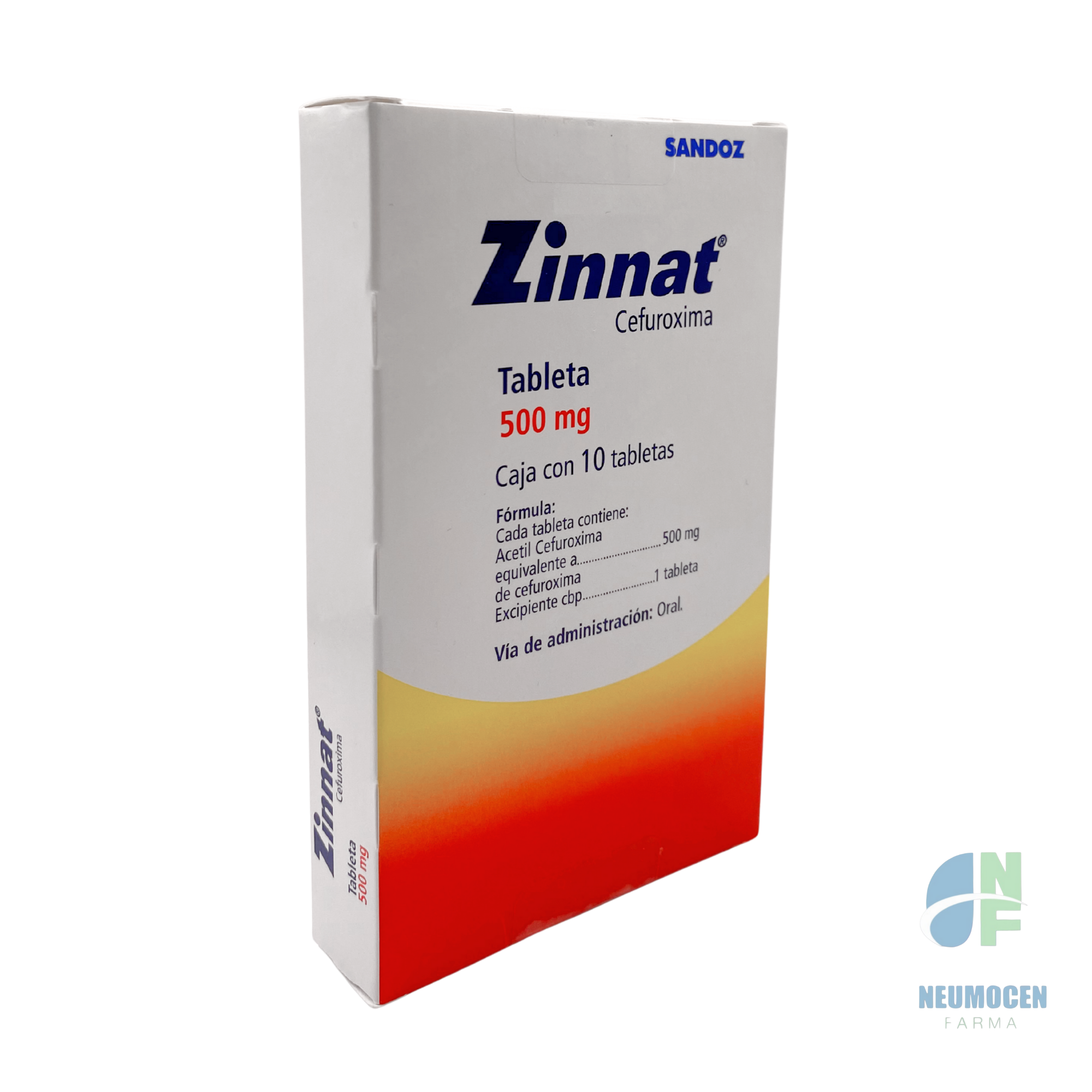 Presentación en caja con 10 tabletas