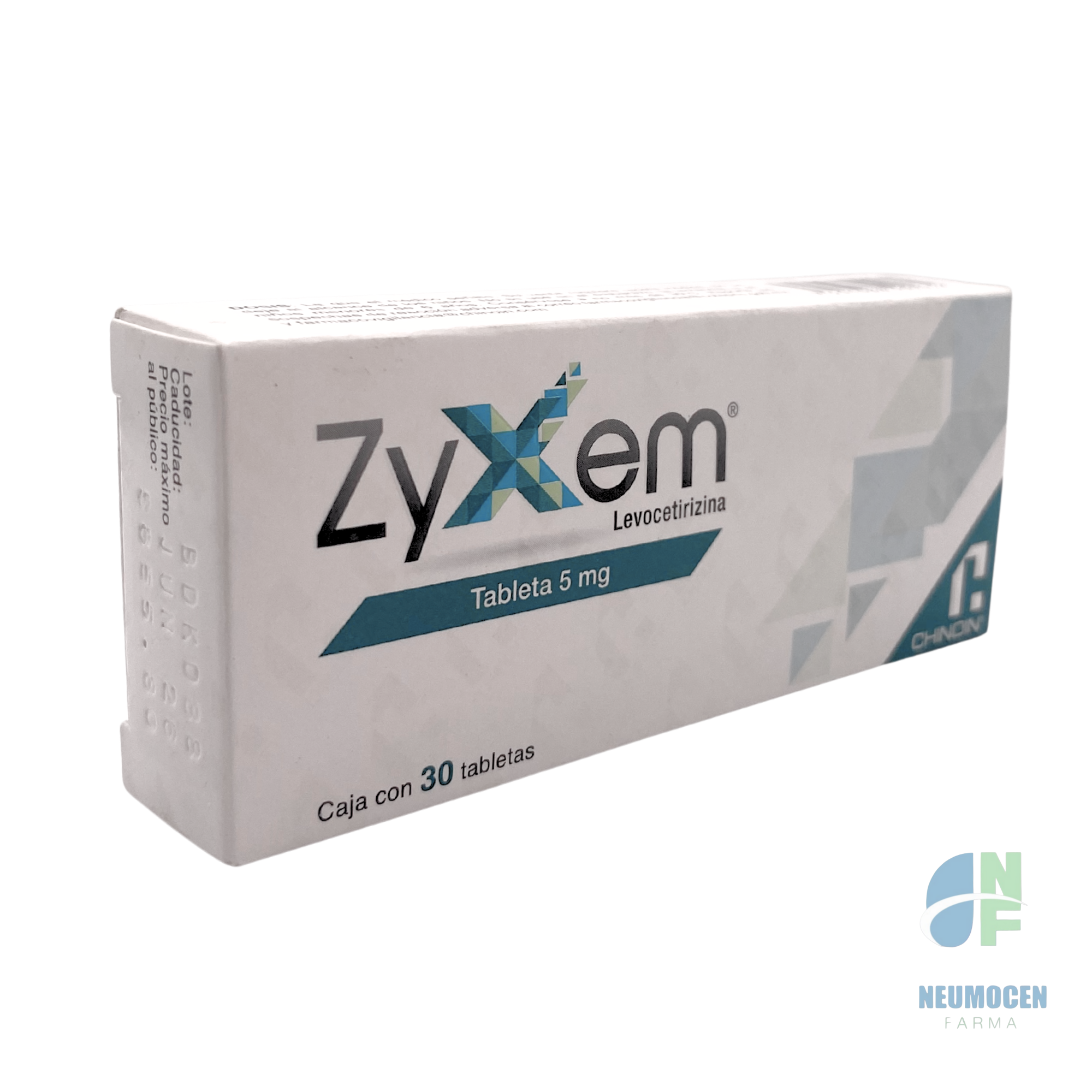 Presentación en caja con 30 tabletas