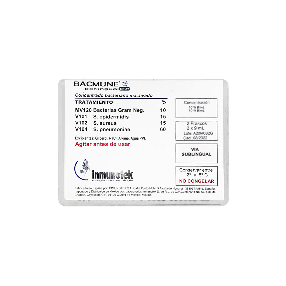 2 frascos en spray con 9 ml