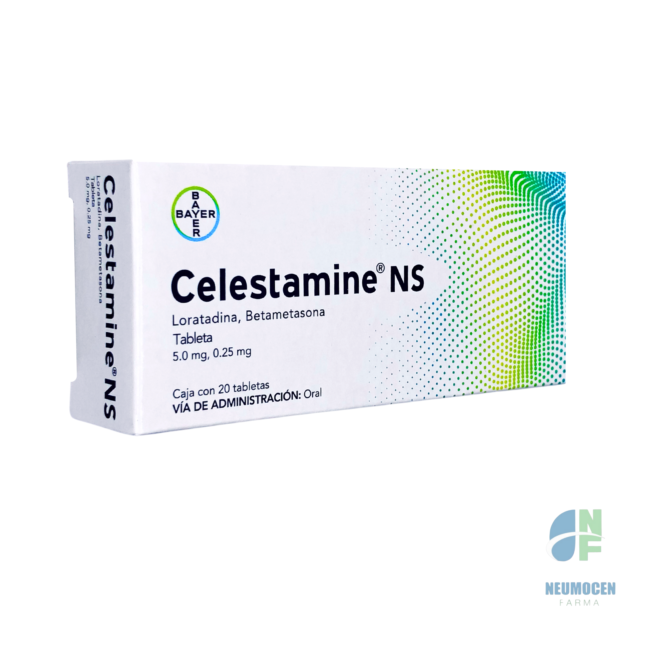 Presentación en caja con 20 tabletas