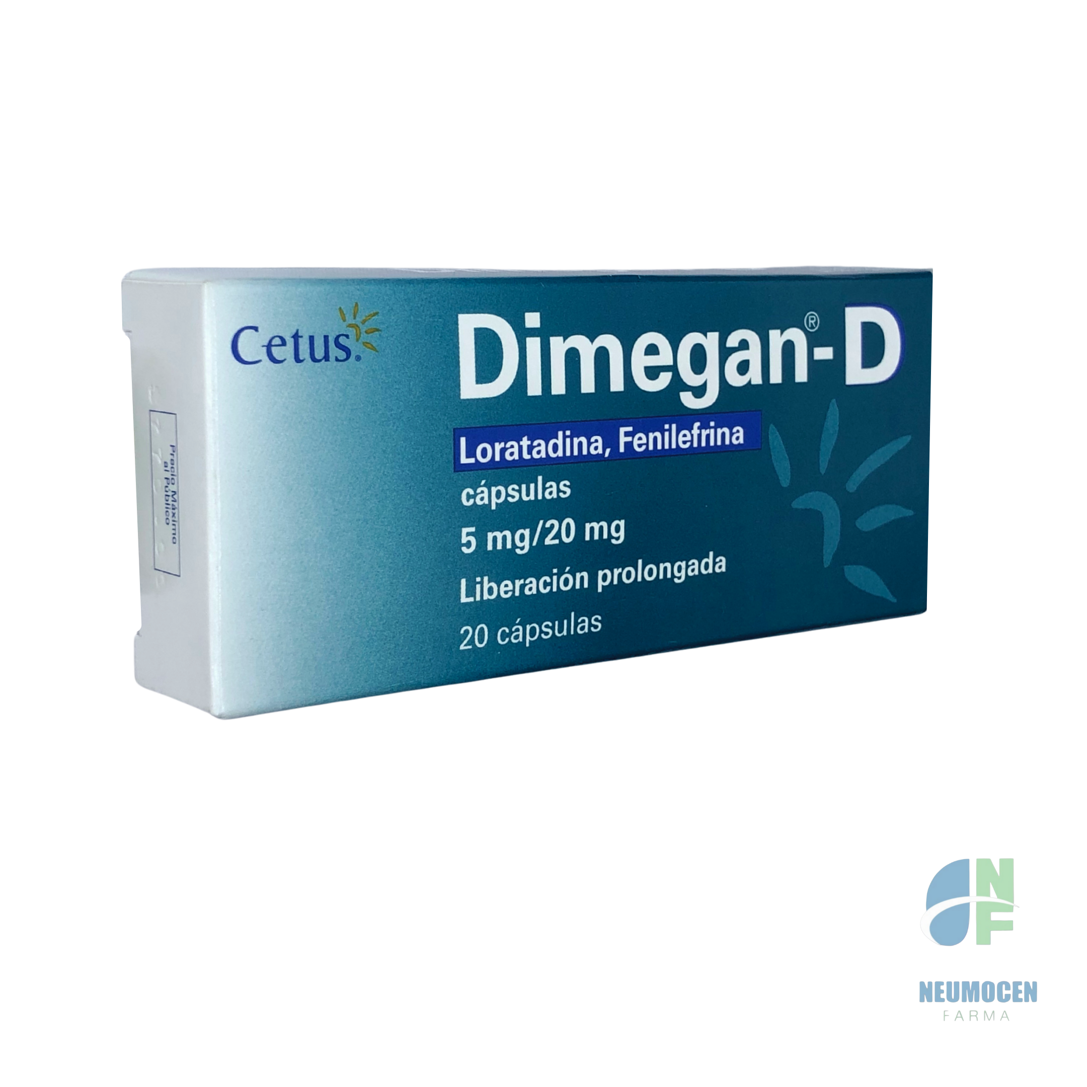 Presentación en caja con 20 cápsulas