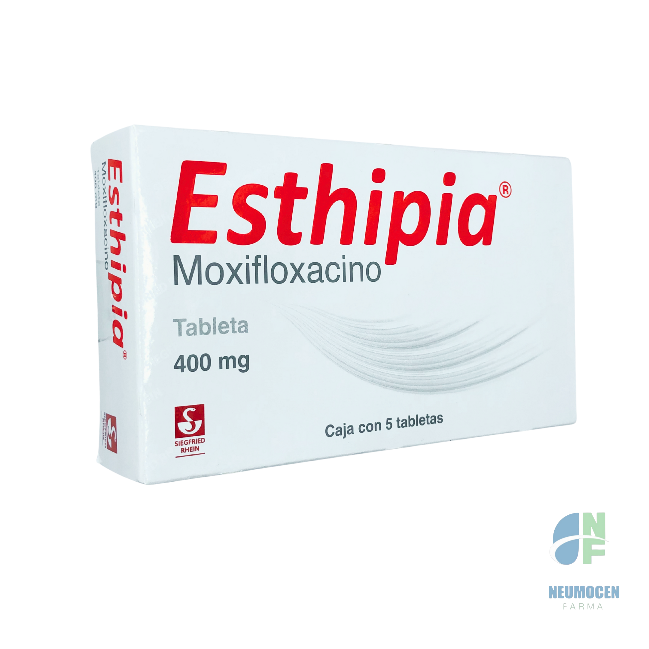 Presentación en caja con 5 tabletas