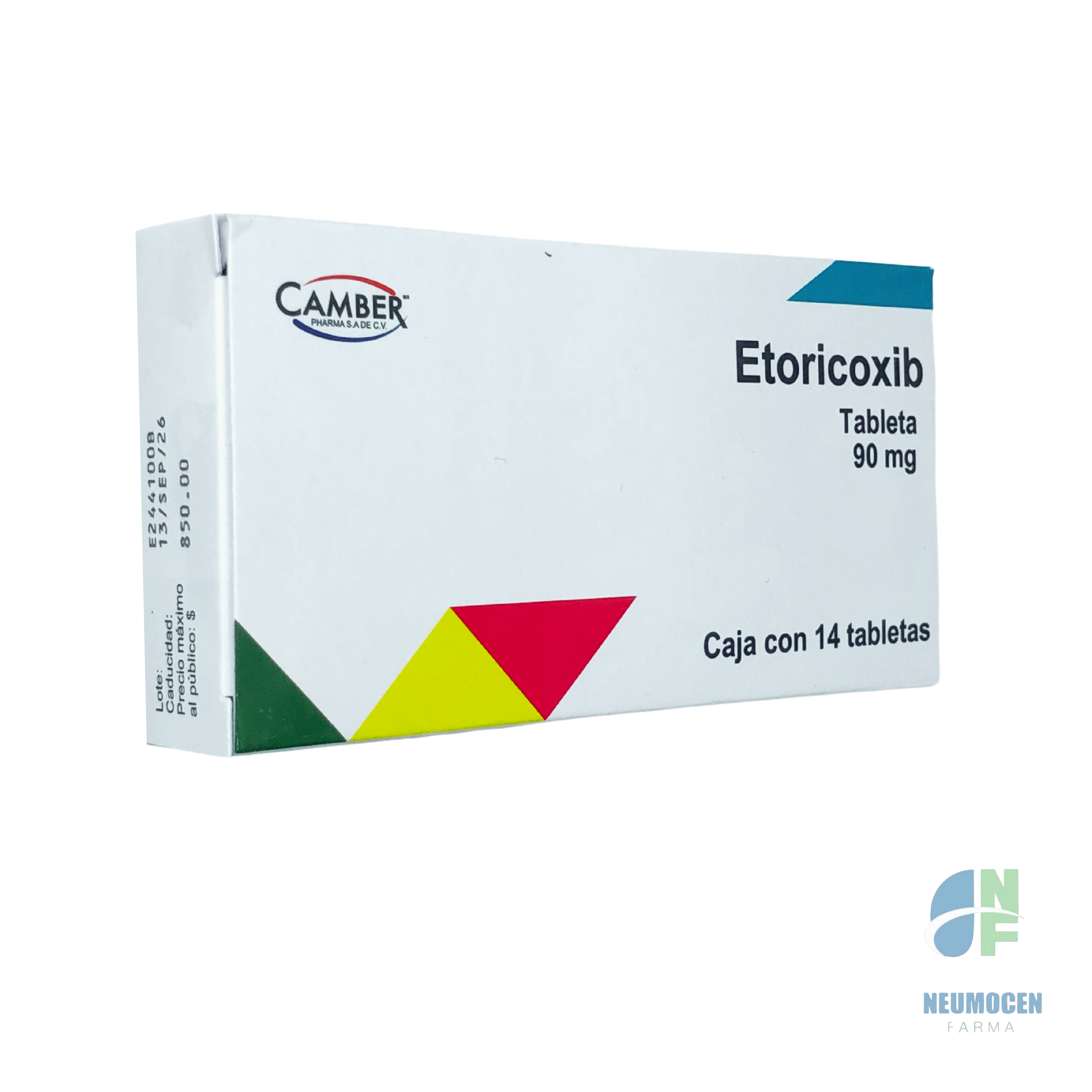 Presentación en caja con 14 tabletas