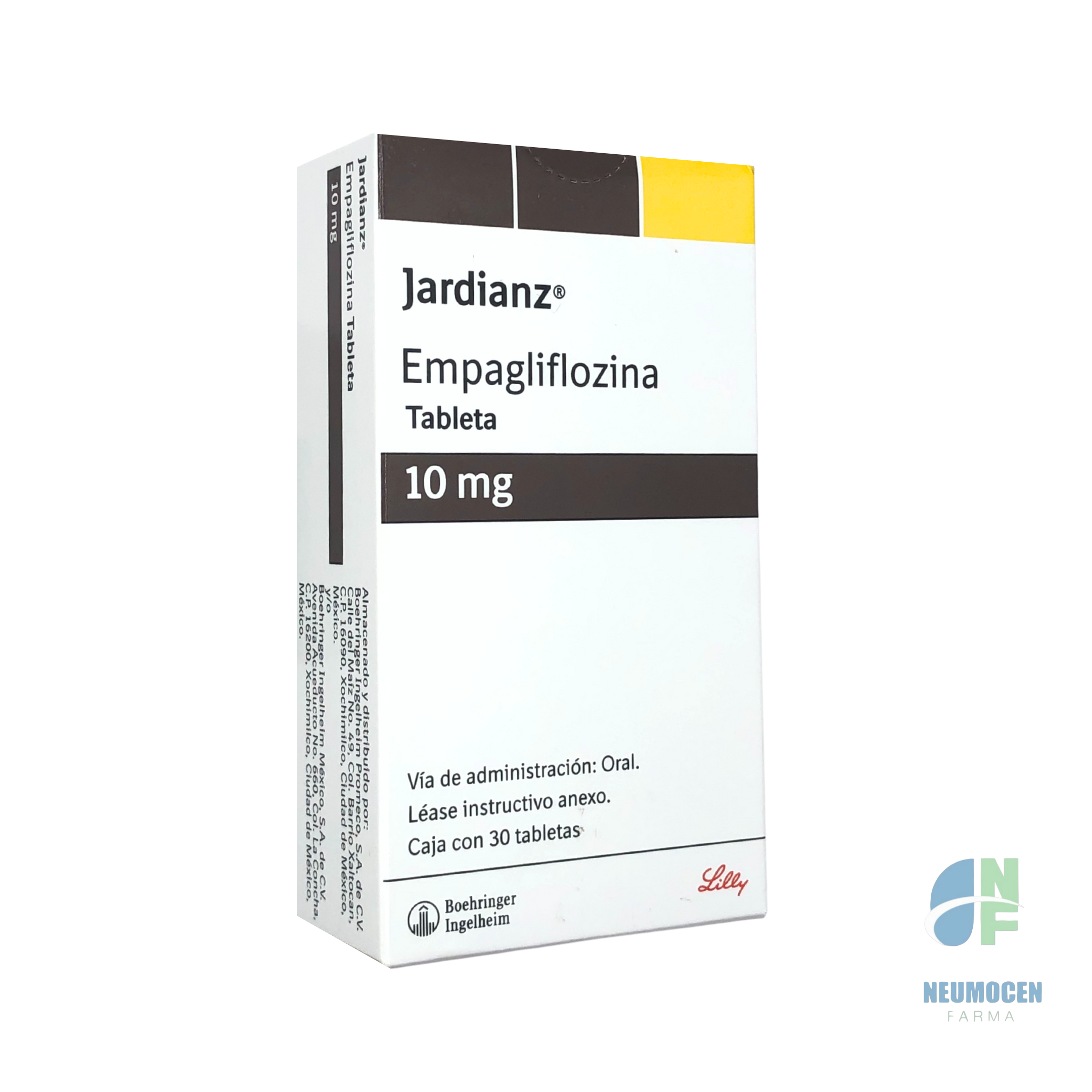 Presentación en caja con 30 tabletas