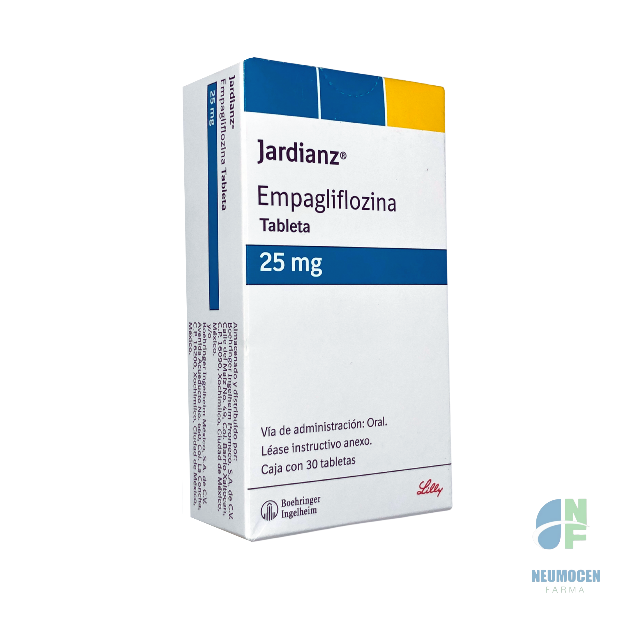 Presentación en caja con 30 tabletas