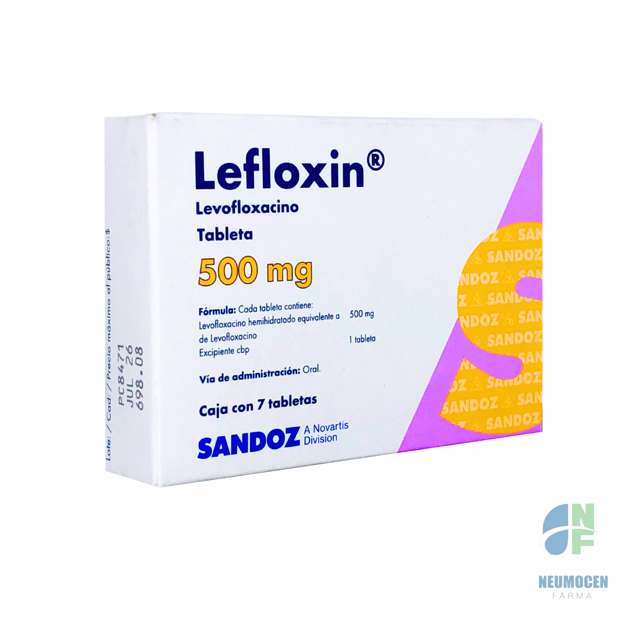 Presentación en caja con 7 tabletas