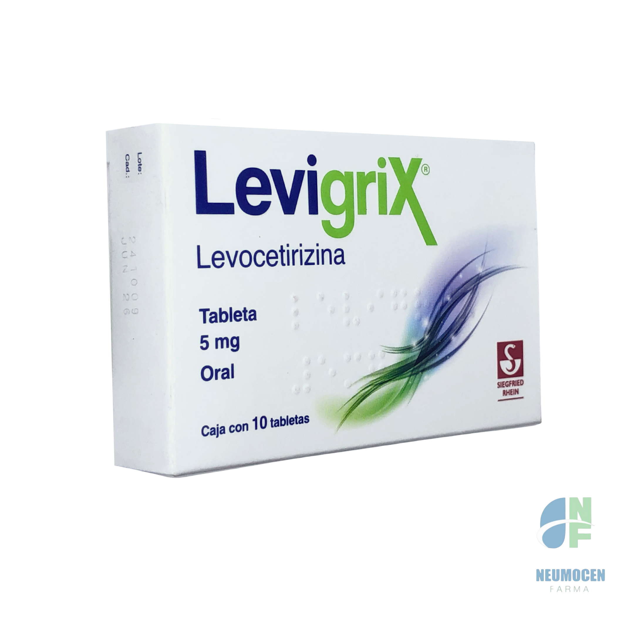 Presentación en caja con 10 tabletas