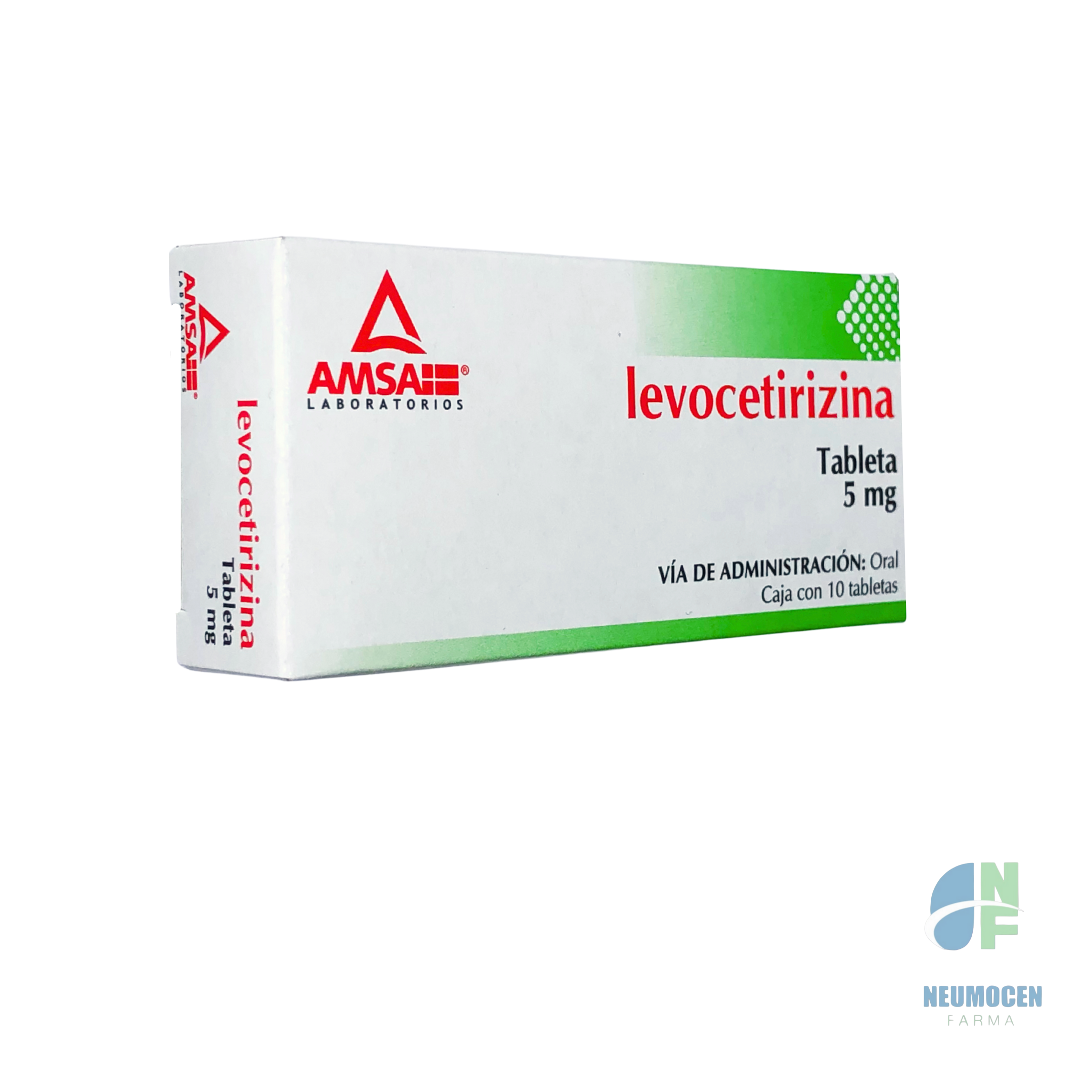 Presentación en caja con 10 tabletas