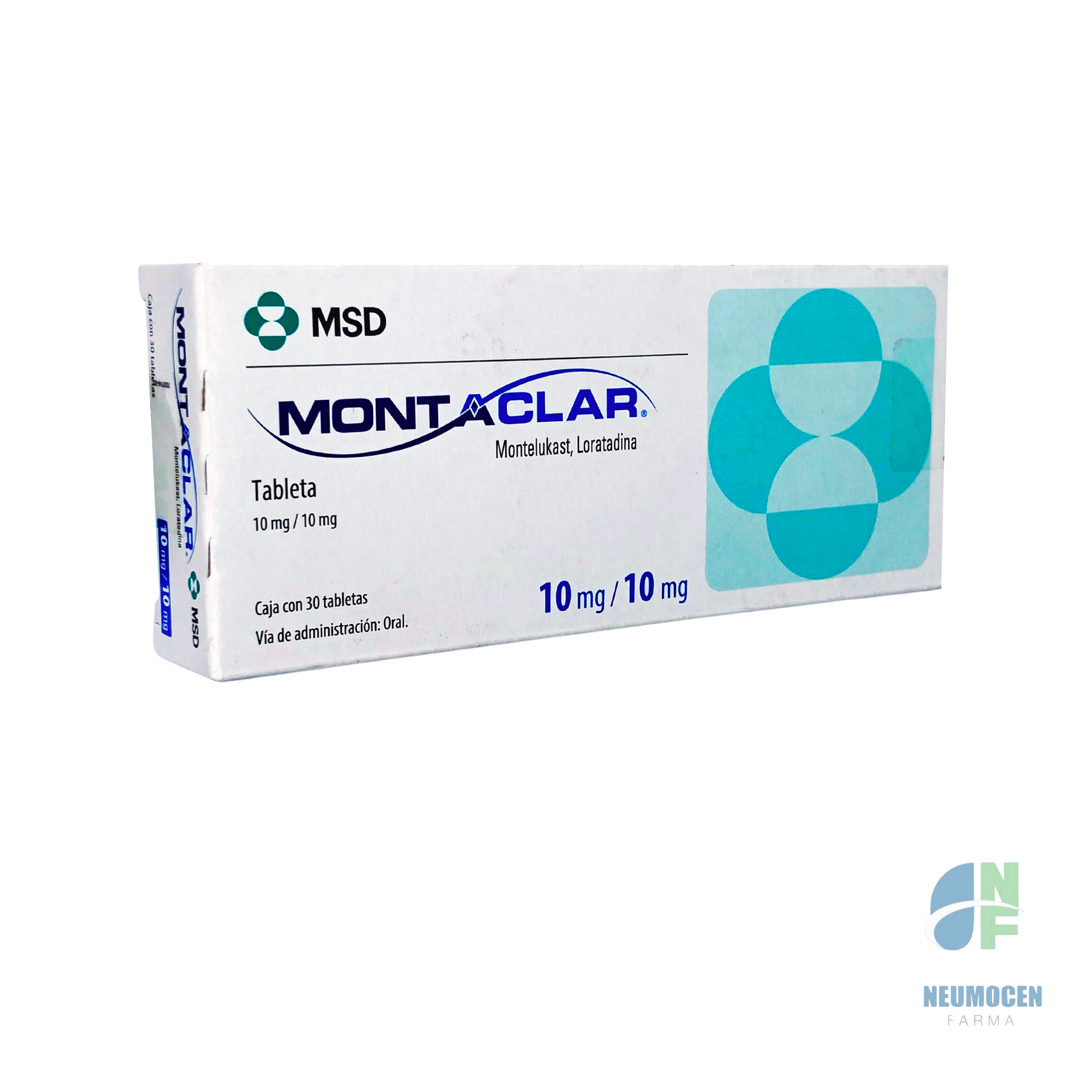 Presentación en caja con 30 tabletas