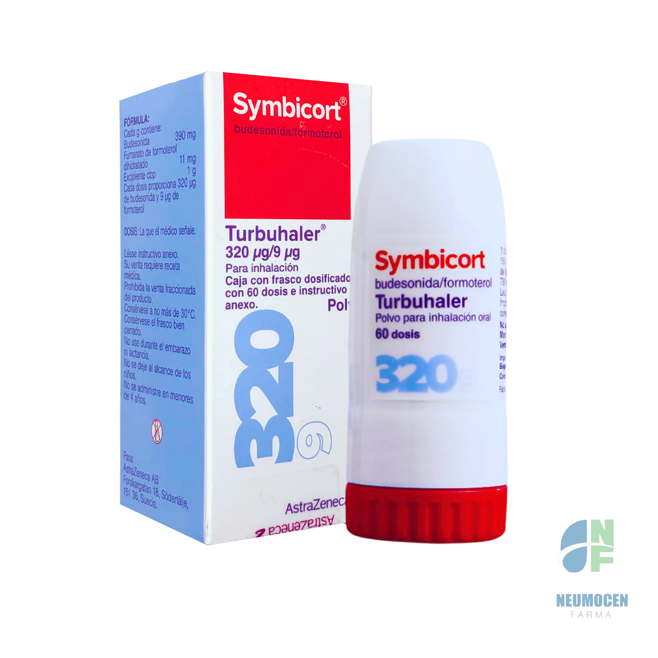 Caja con frasco dosificador con 60 dosis e instructivo anexo