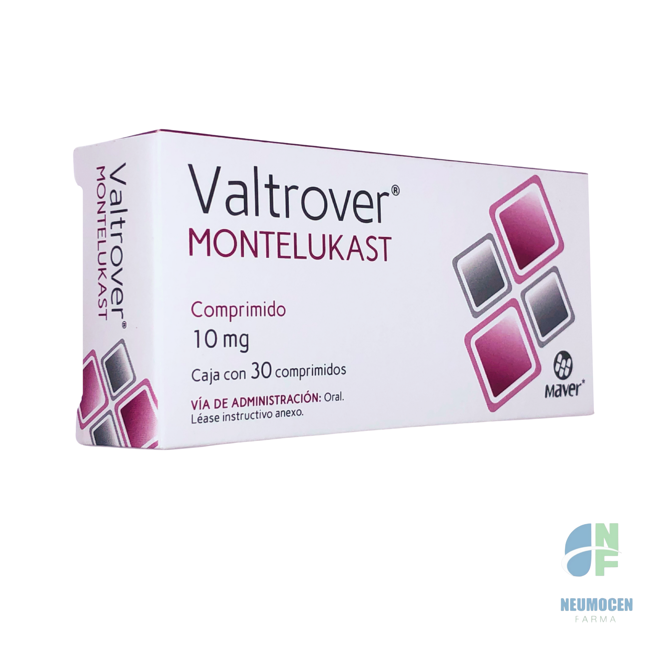 Presentación en caja con 30 comprimidos