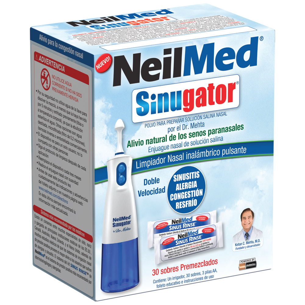 Neilmed sinugator limpiador nasal inalámbrico 