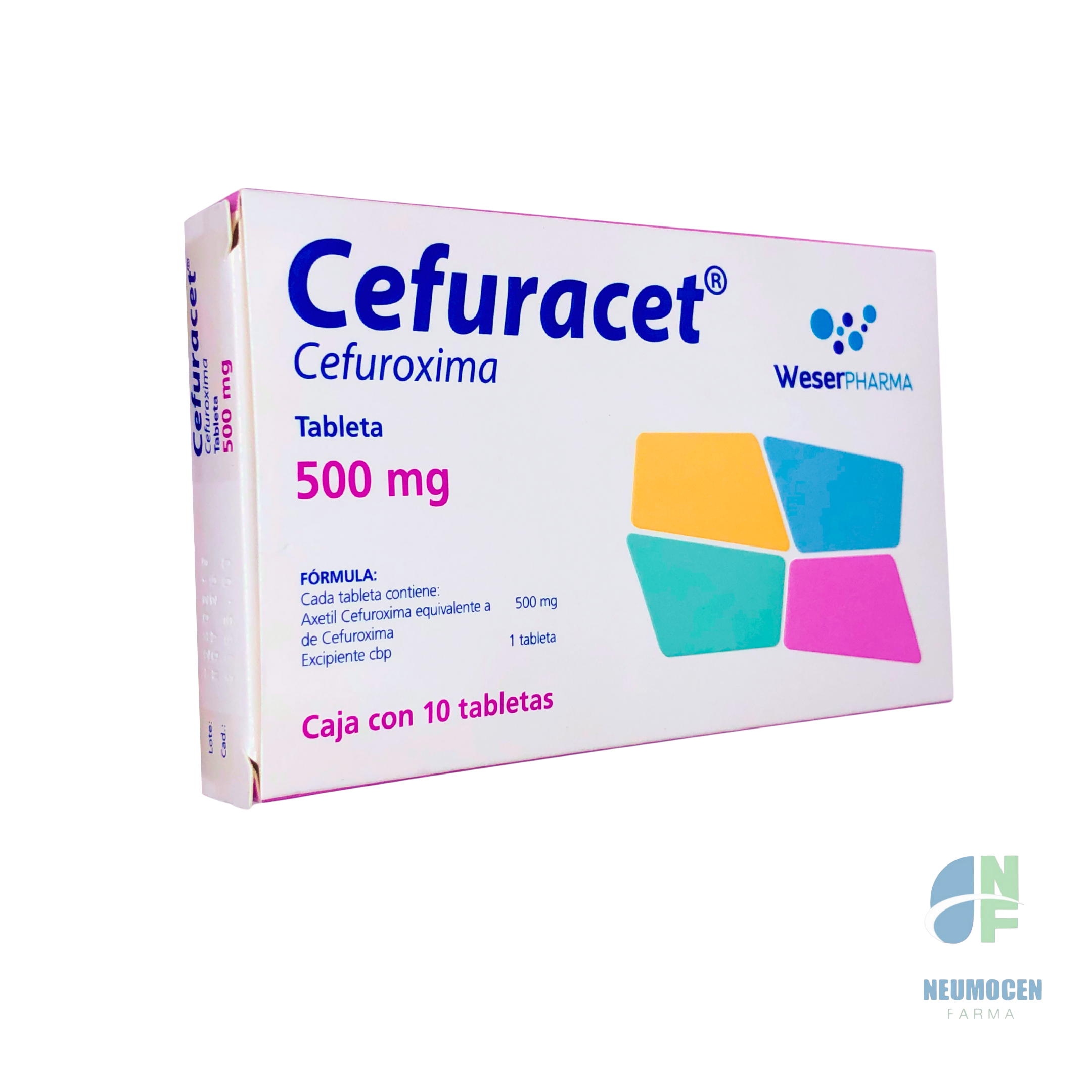 Presentación en caja con 10 tabletas