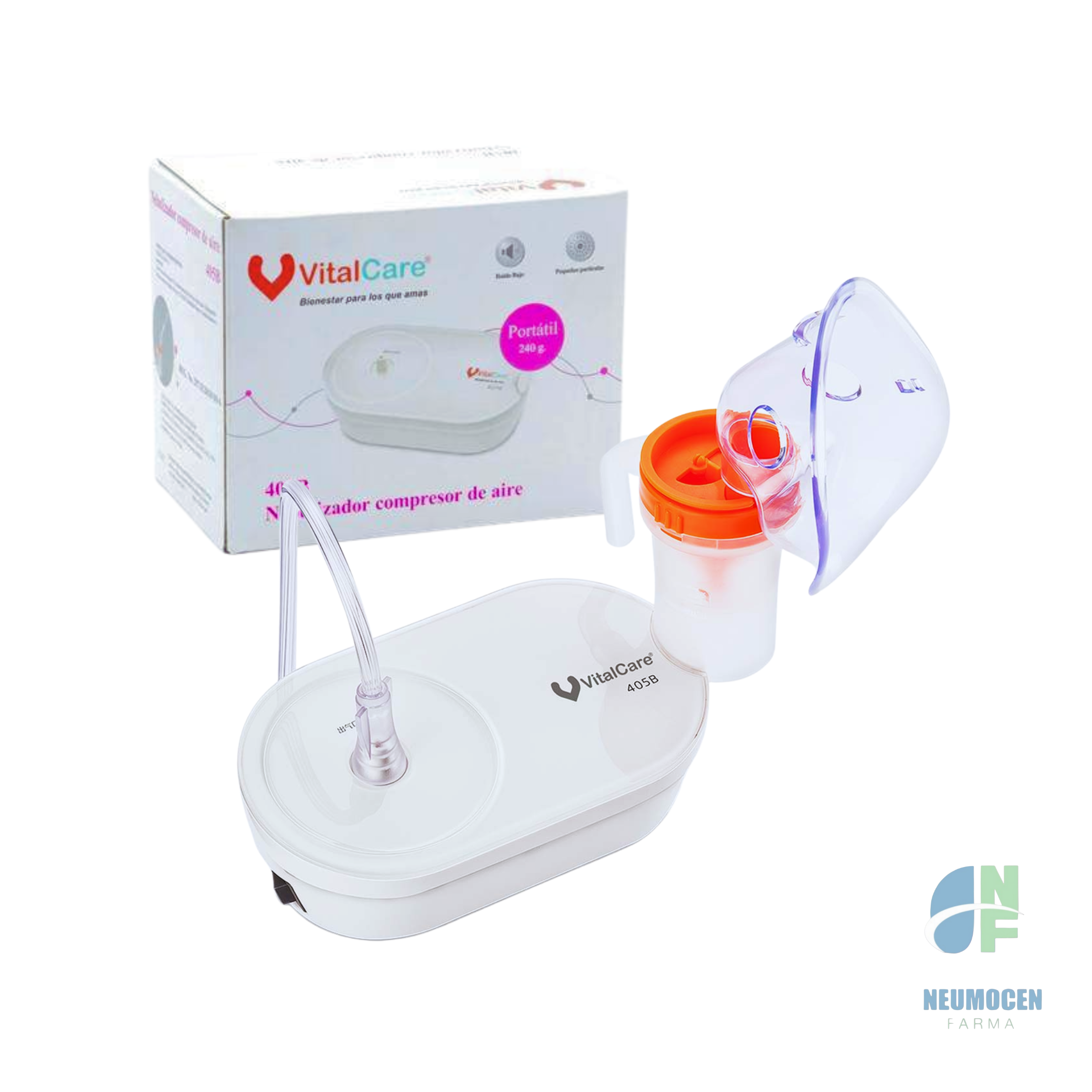 Nebulizador de compresor de aire vitalcare 405B