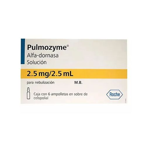 Caja de cartón con un sobre de celopolial que contiene 6 ampolletas, cada una con 2.5 ml, e instructivo anexo 