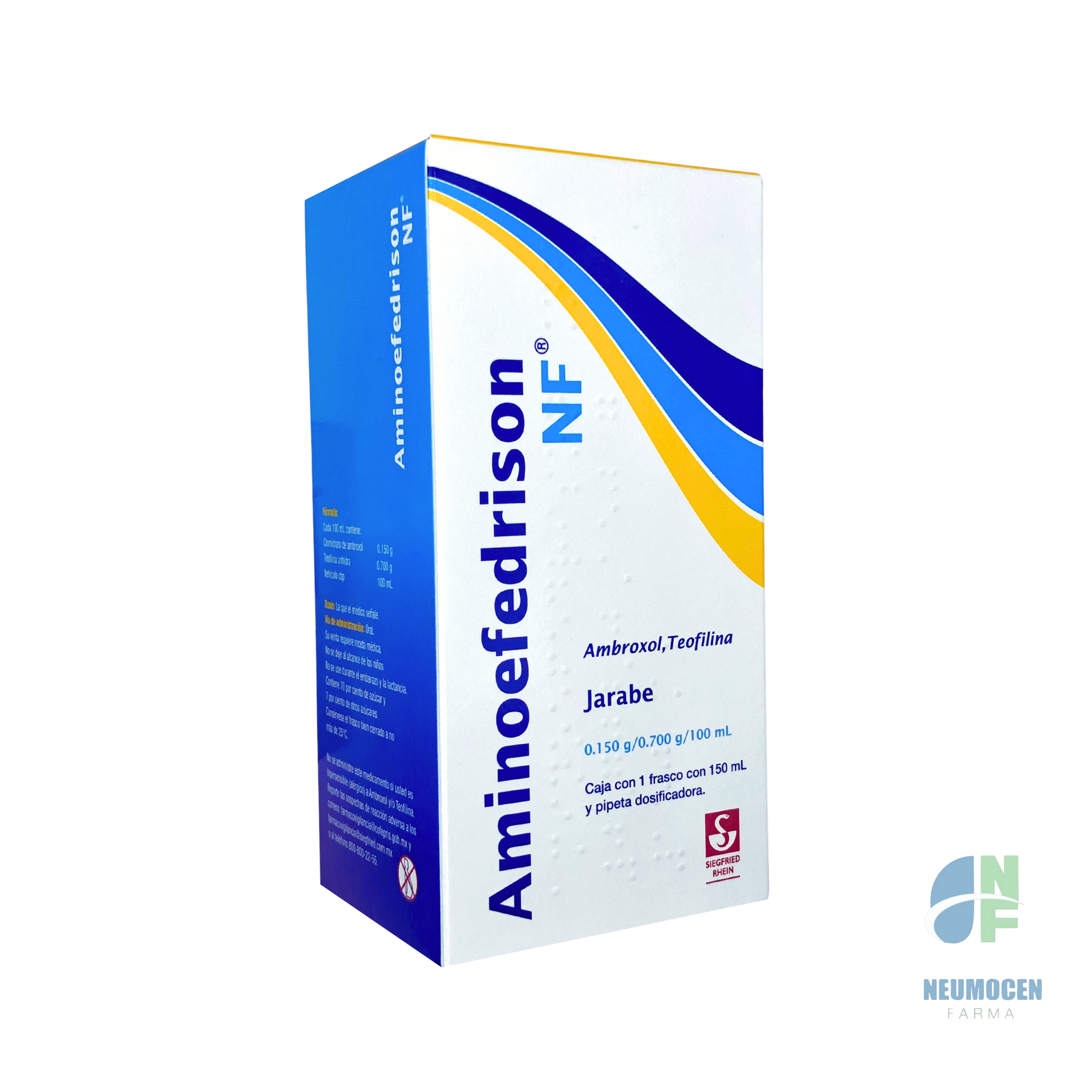 Caja con 1 frasco con 150 ml y pipeta dosificadora