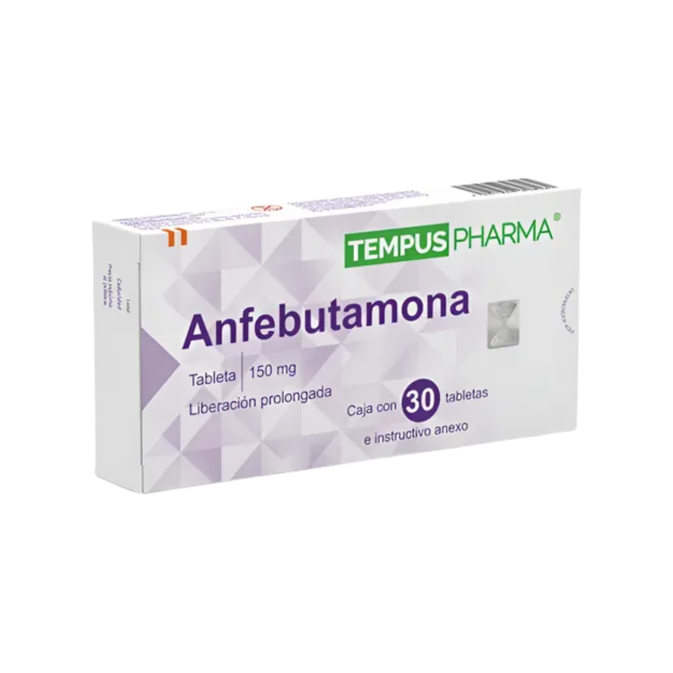 Presentación en caja con 30 tabletas