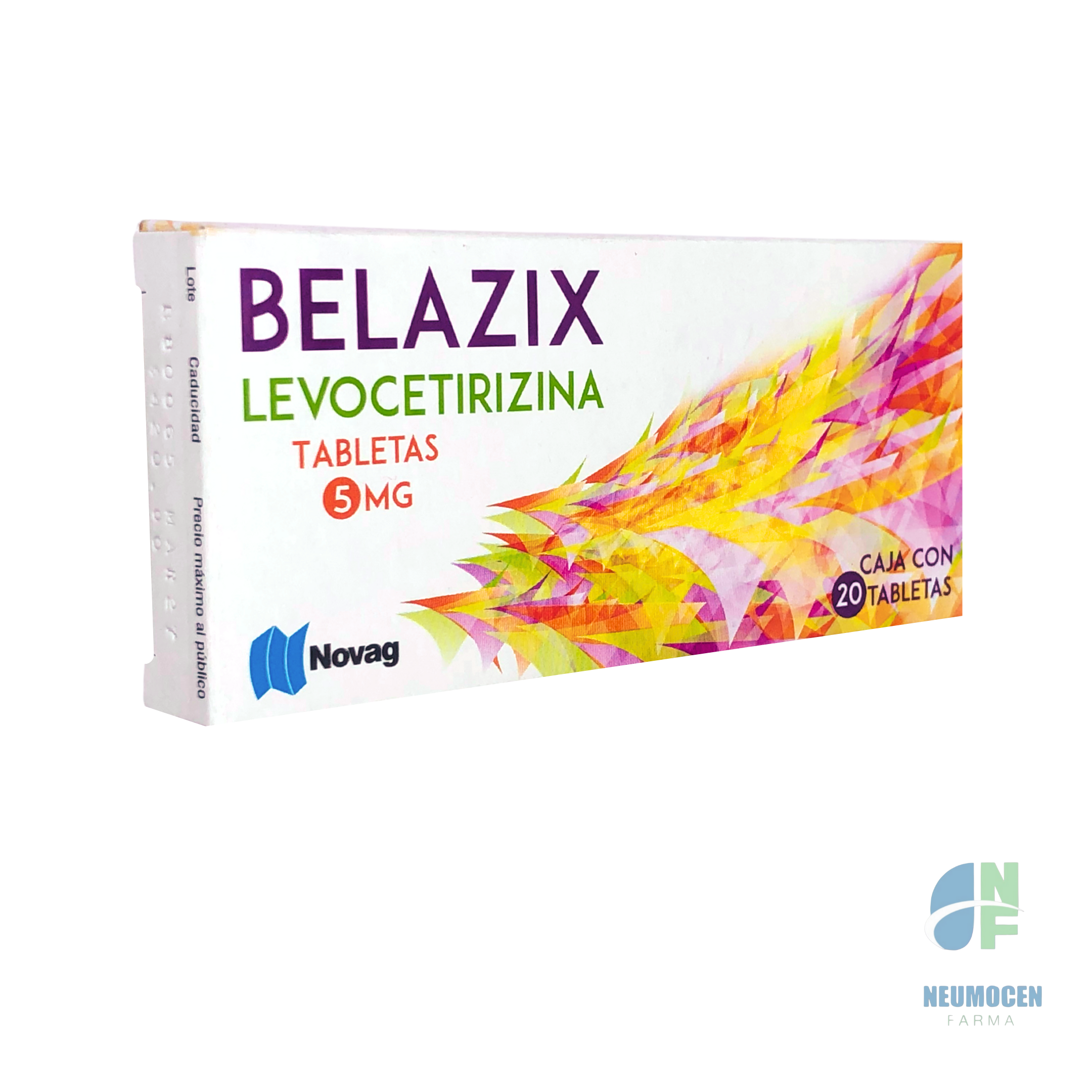 Presentación en caja con 20 tabletas