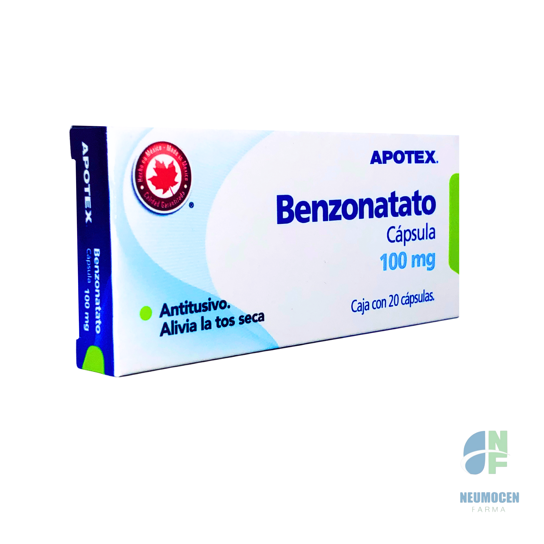 Presentación en caja con 20 cápsulas