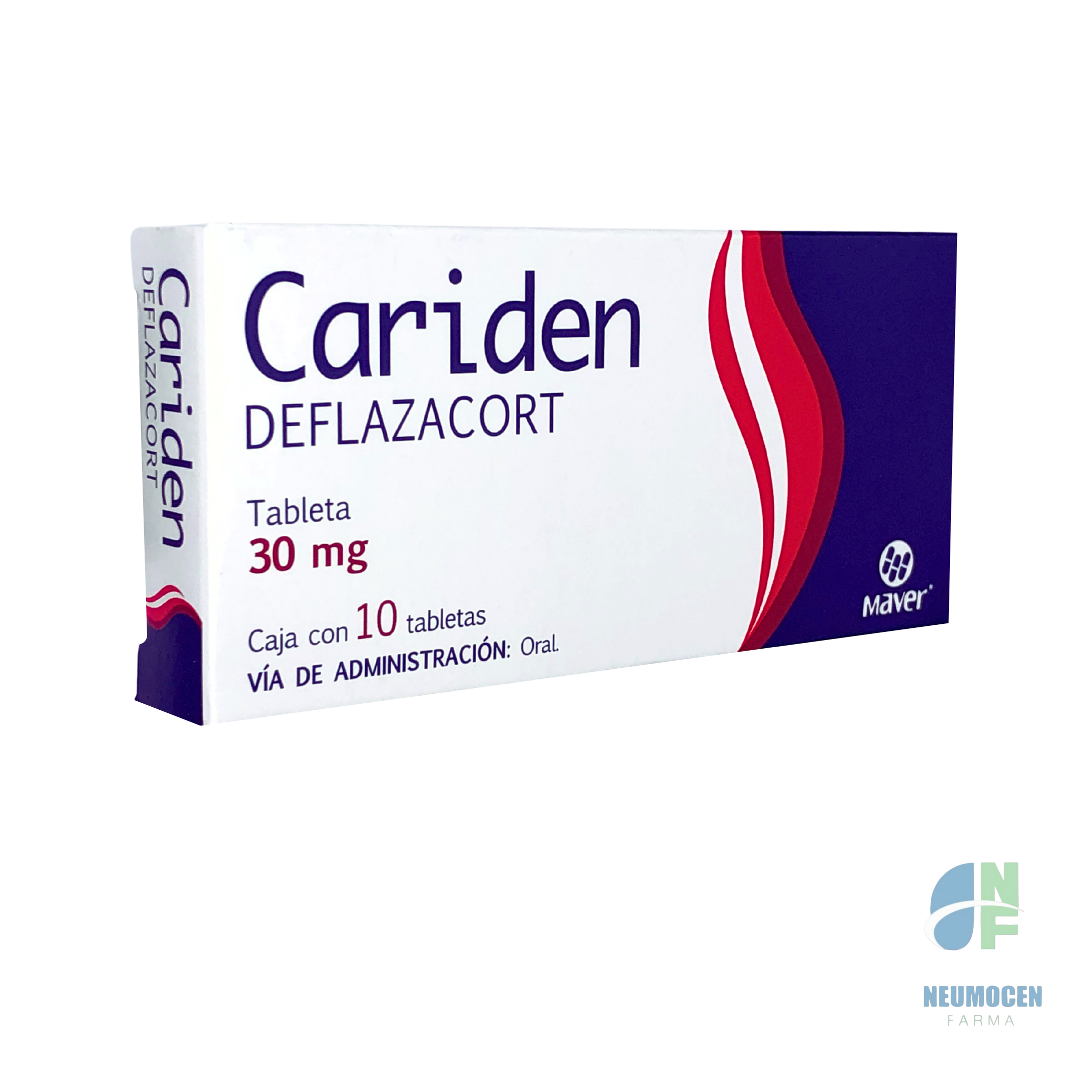 Presentación en caja con 10 tabletas