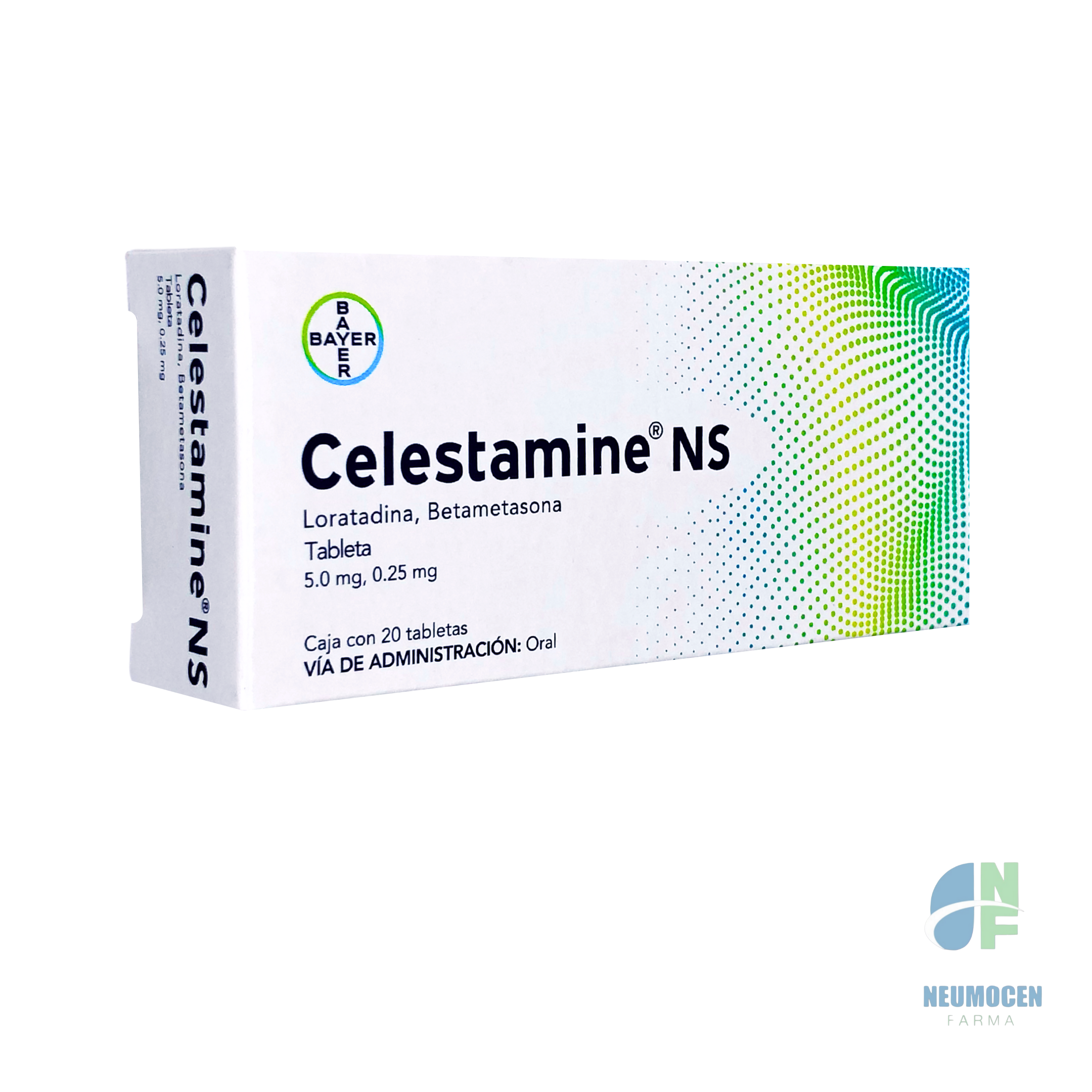 Presentación en caja con 20 tabletas