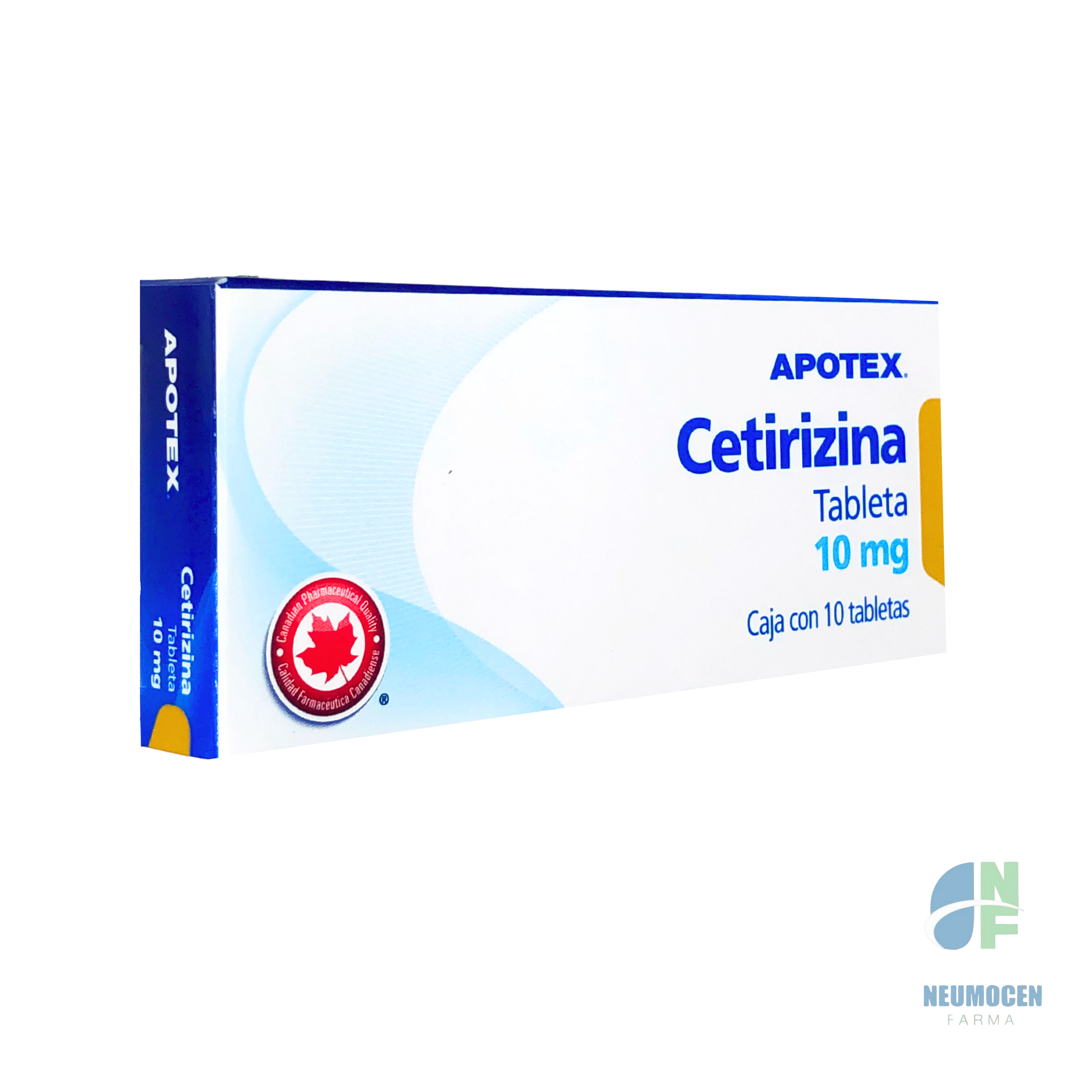 Presentación en caja con 10 tabletas