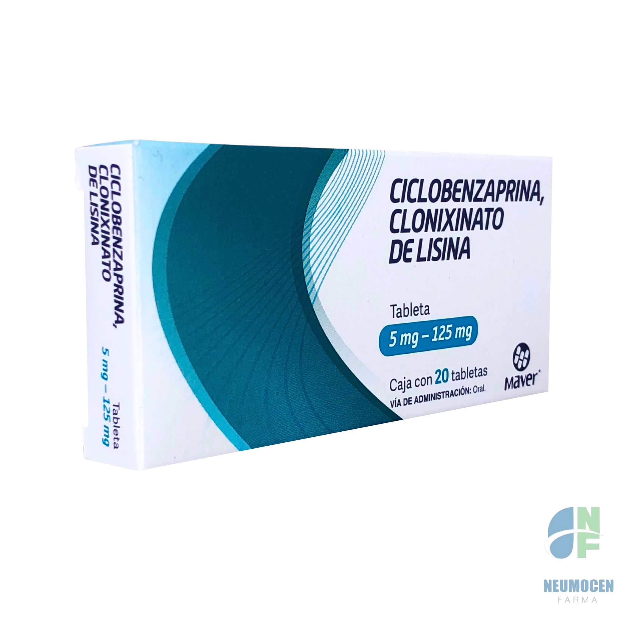 Presentación en caja con 20 tabletas