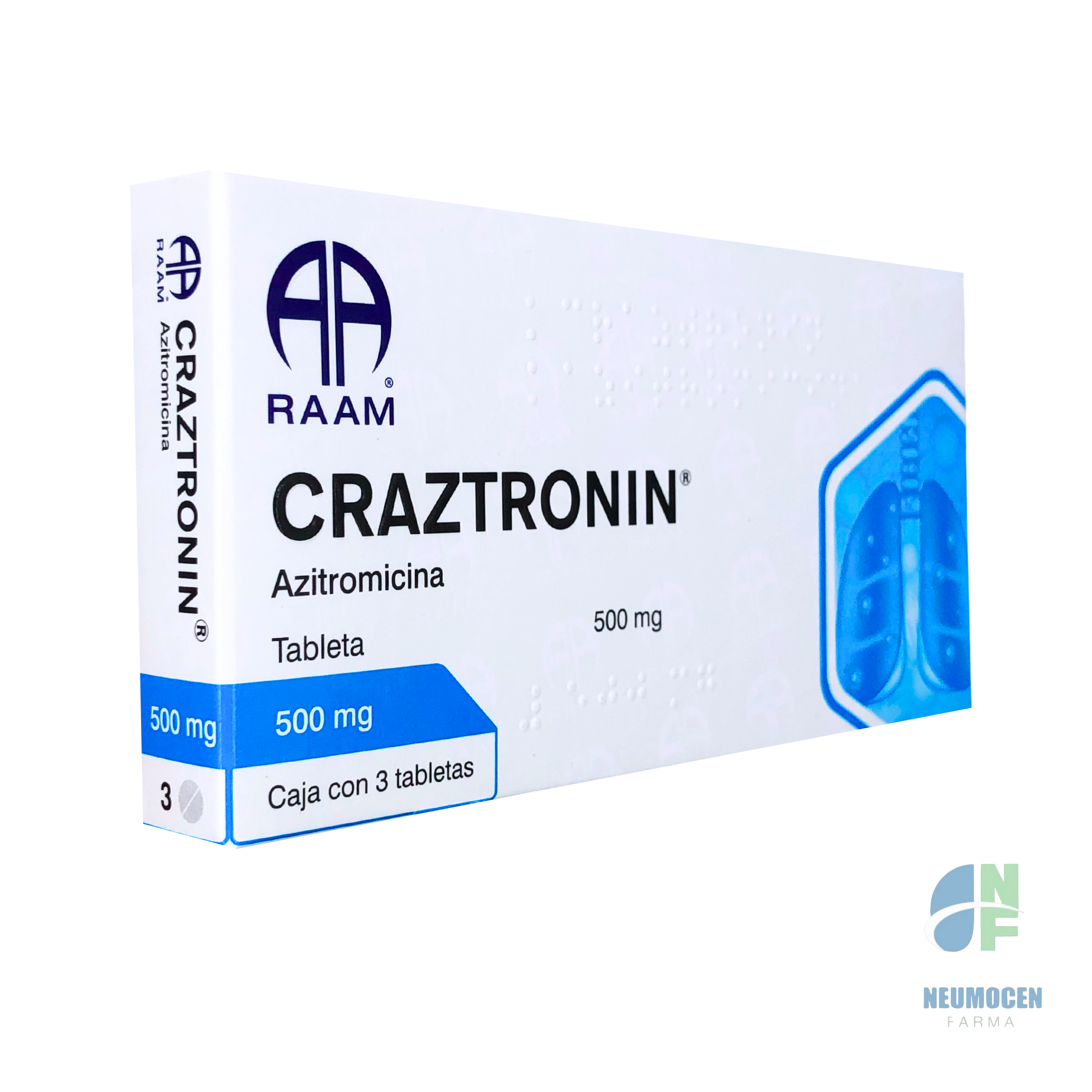 Presentación en caja con 3 tabletas