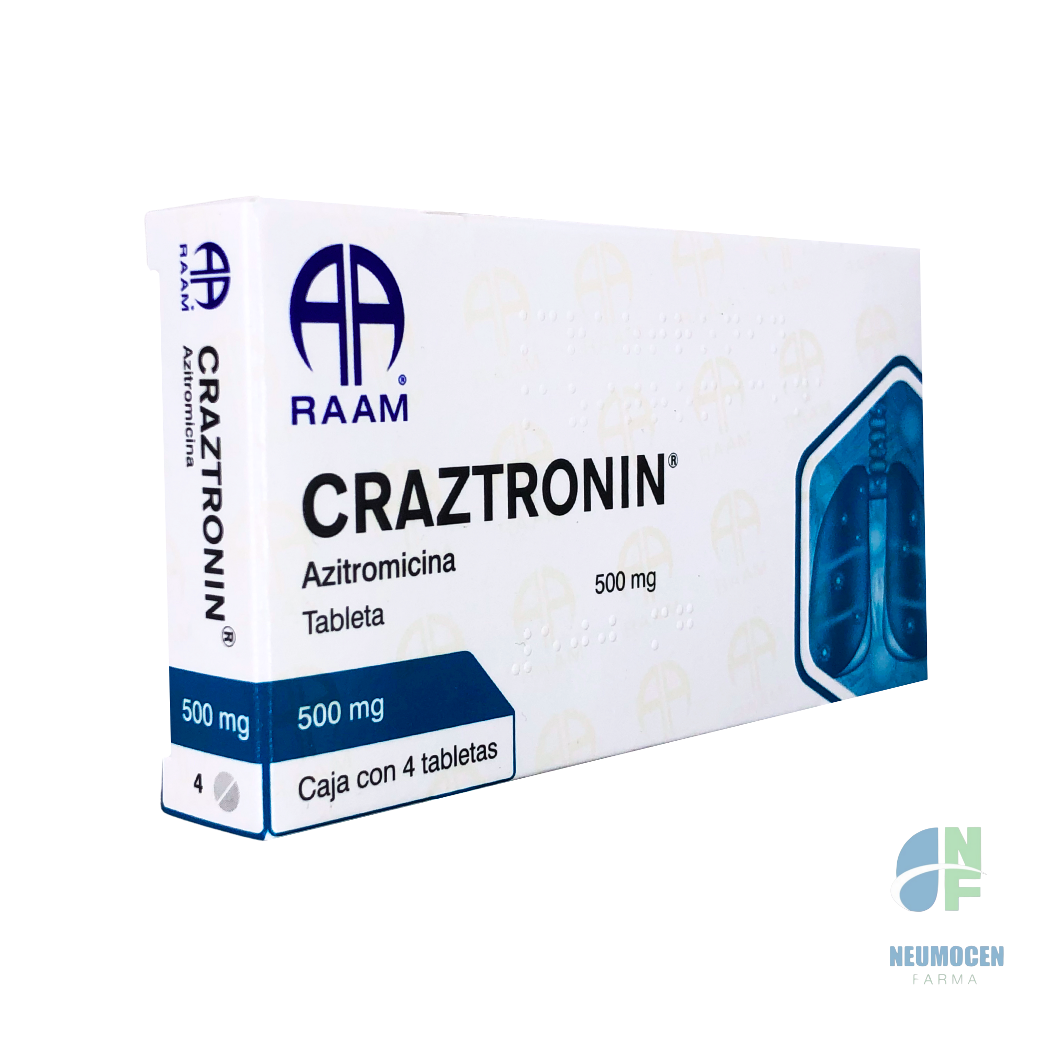 Presentación en caja con 4 tabletas