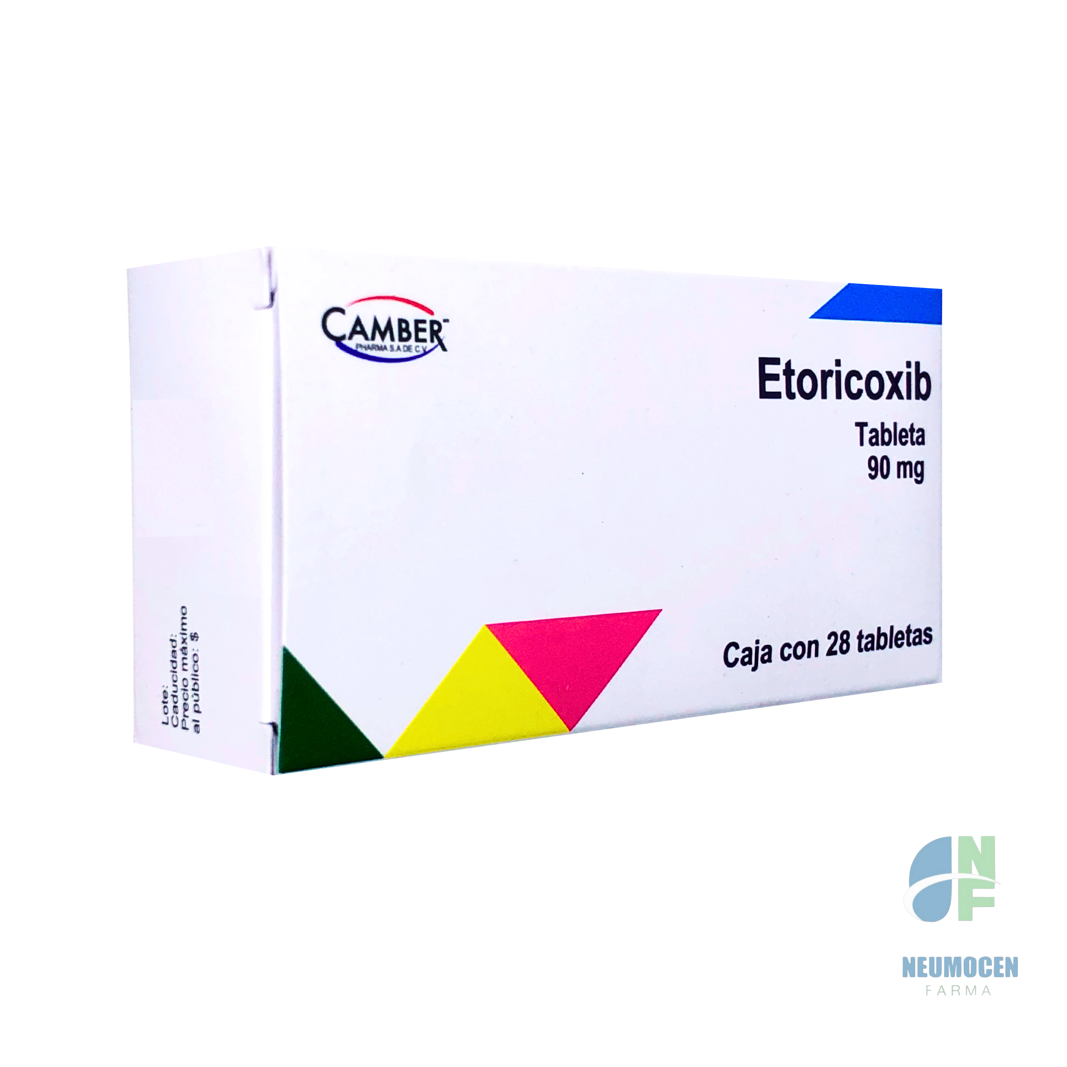 Presentación en caja con 28 tabletas