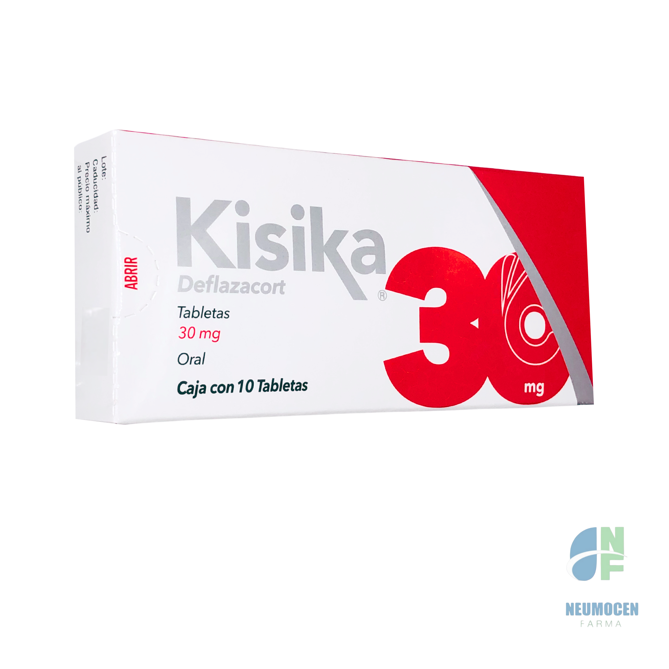 Presentación en caja con 10 tabletas