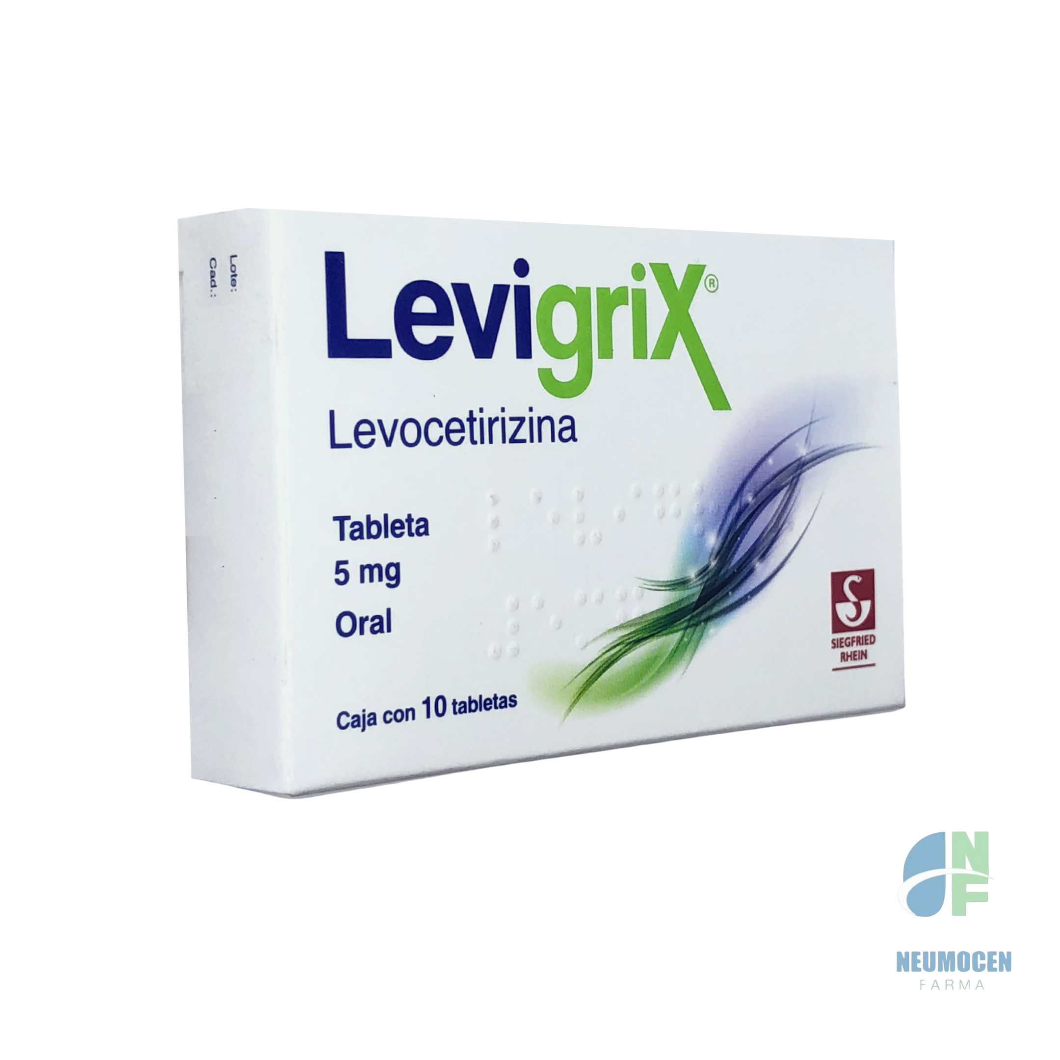 Presentación en caja con 10 tabletas